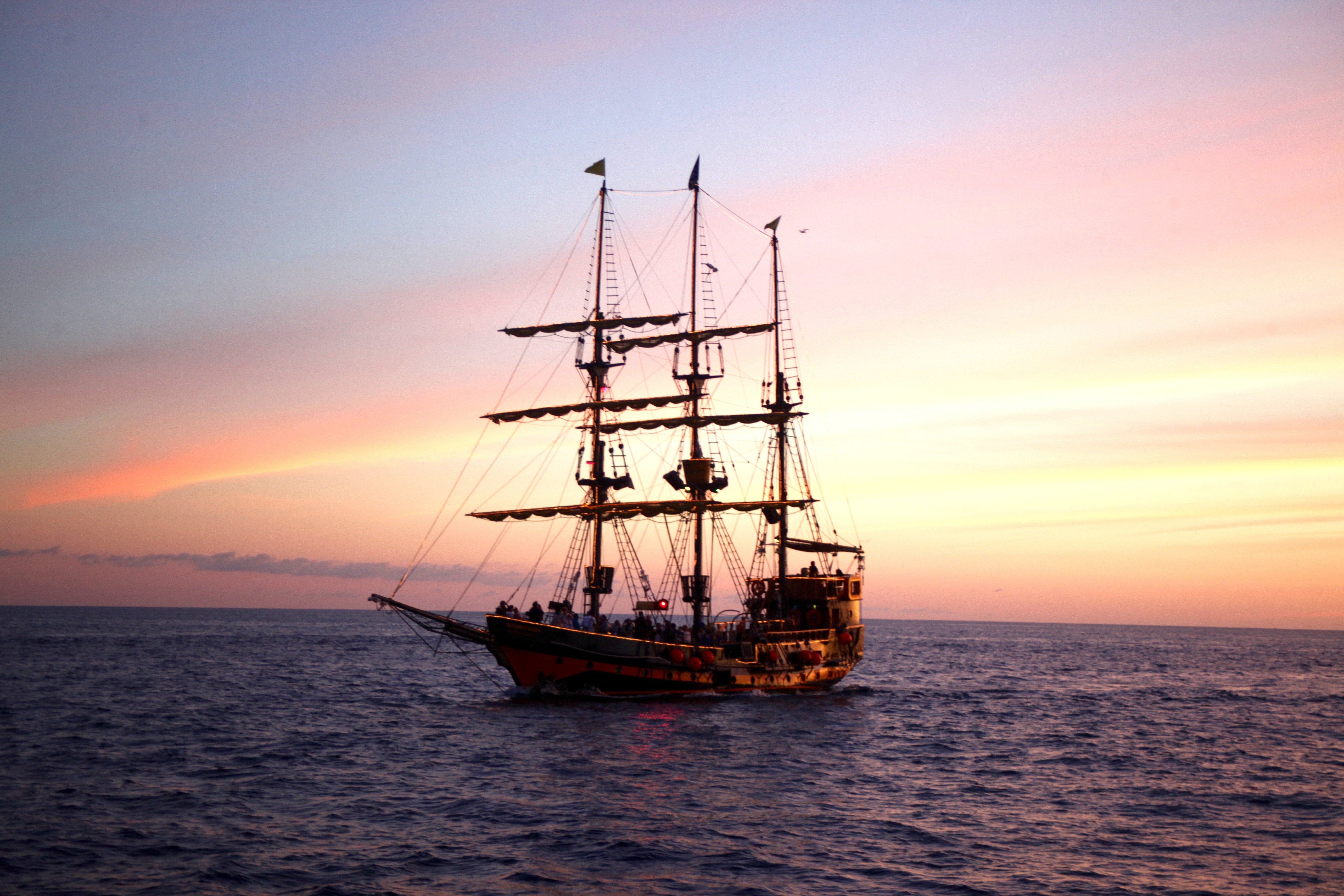 Cabo Sunset Pirate Ship Cruise with BBQ Dinner & Open Bar