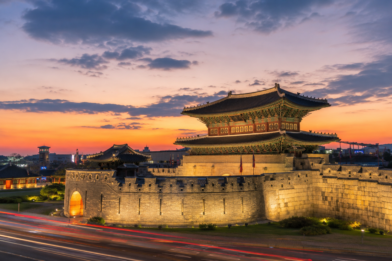 Private Suwon Day Trip with Choice of Afternoon Attraction