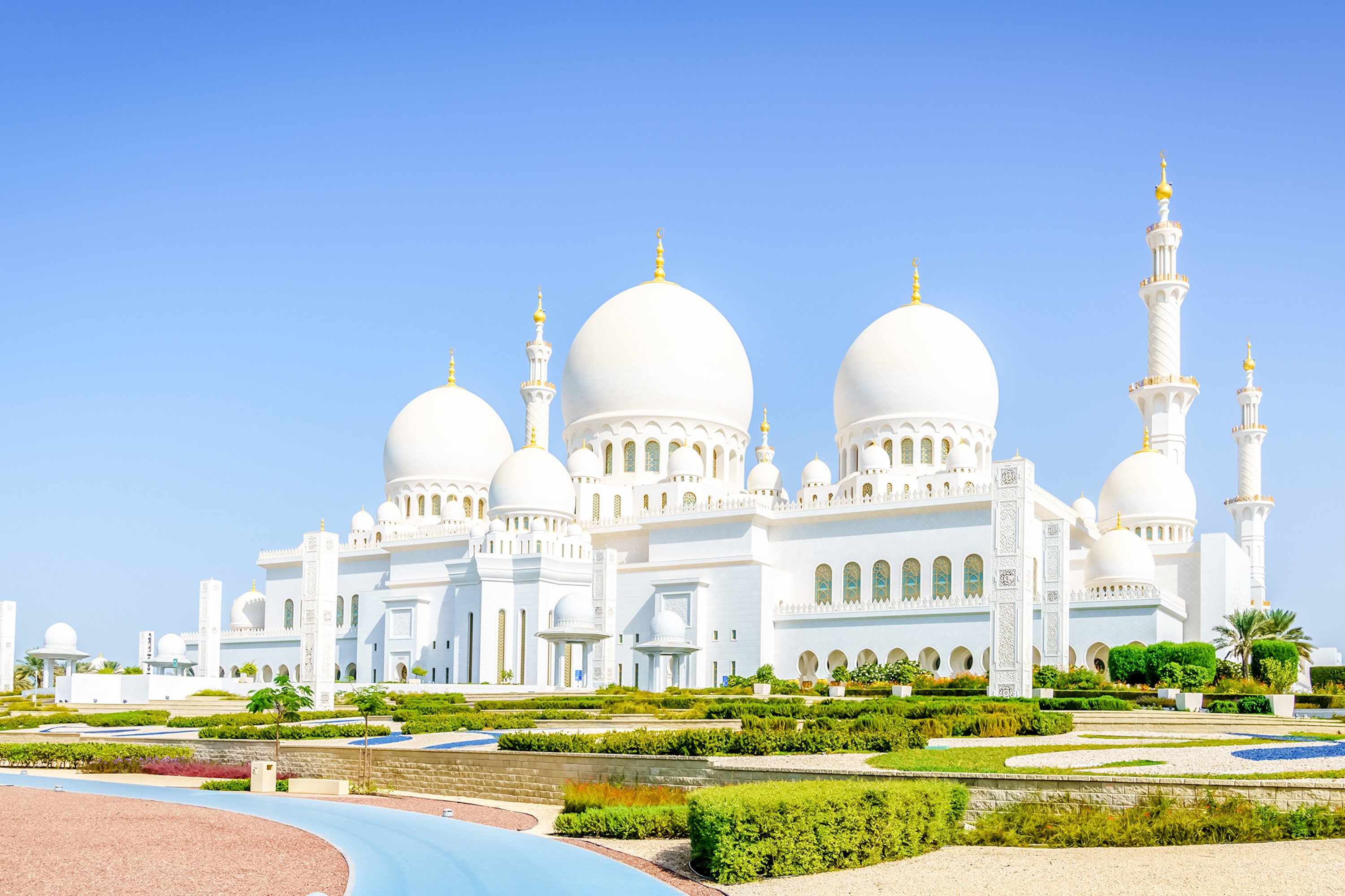 Abu Dhabi Icons: Grand Mosque, Presidential Palace & Etihad Towers