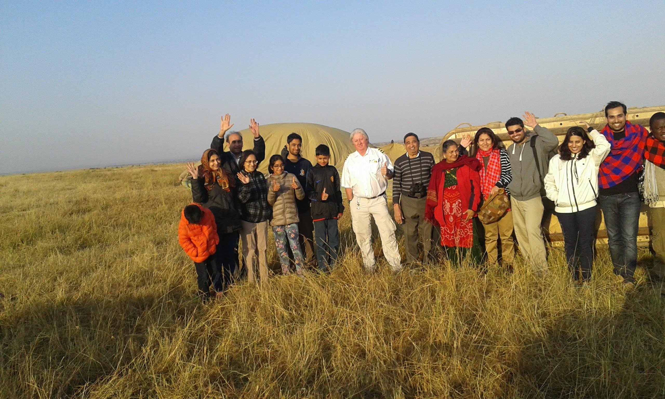 Maasai Mara Sunrise Hot Air Balloon Safari with Champagne Breakfast