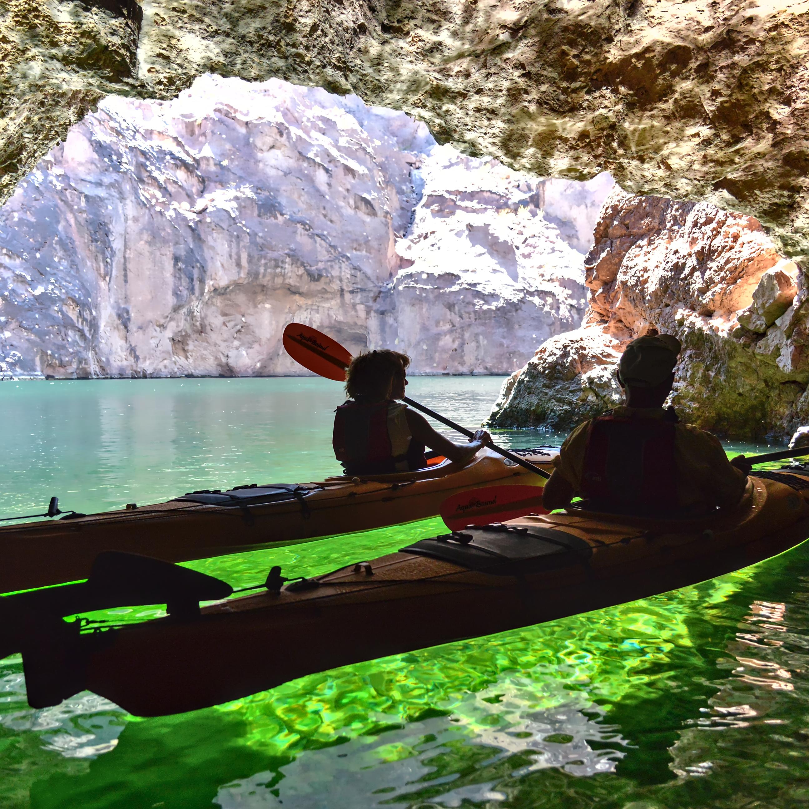 Hoover Dam & Emerald Cave Kayak Adventure from Las Vegas