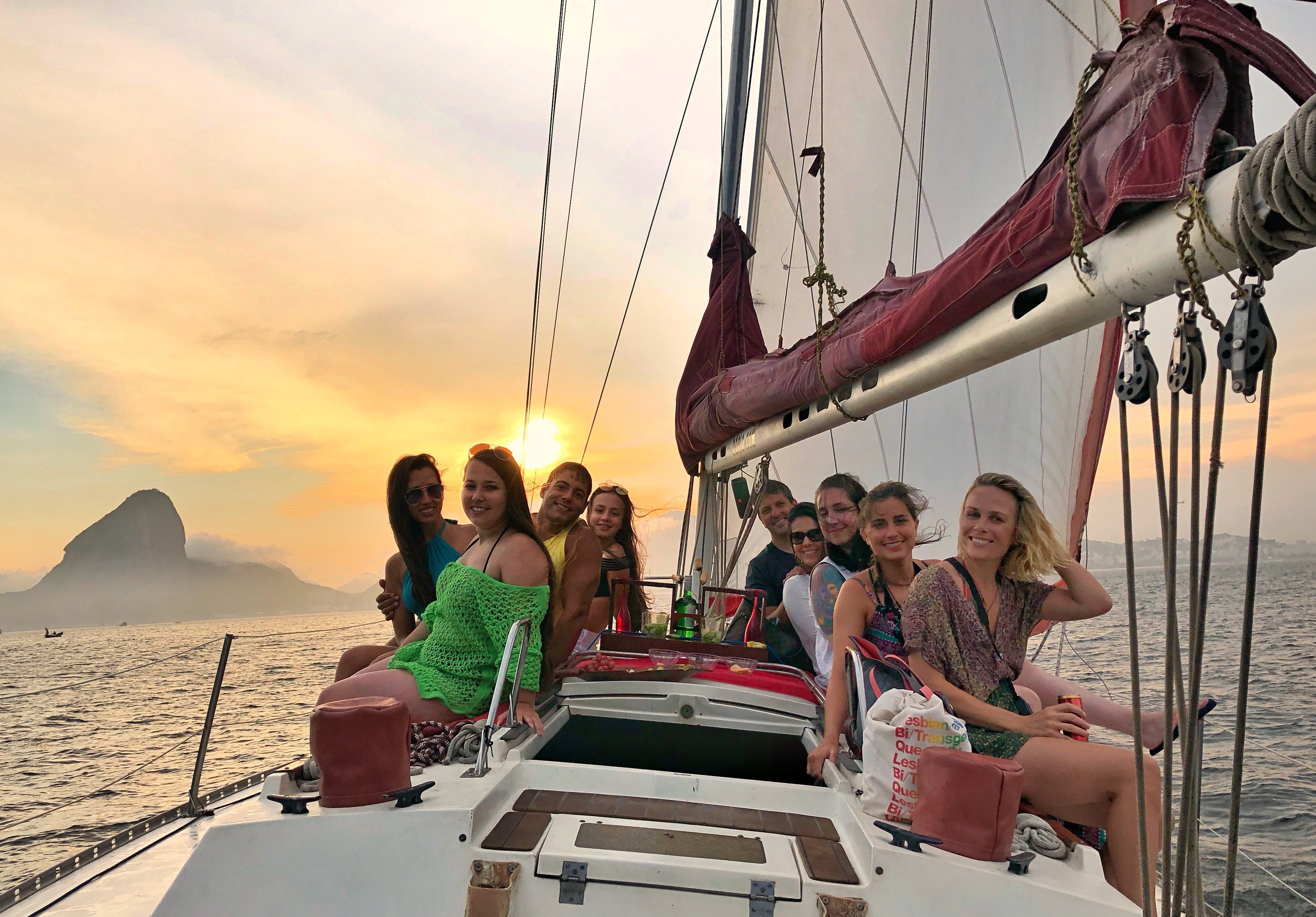 Rio de Janeiro Sunset Sailing Experience on Guanabara Bay