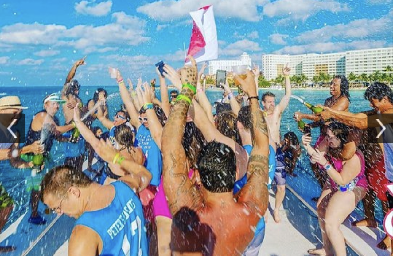 Cancun Booze Cruise Party Boat Experience