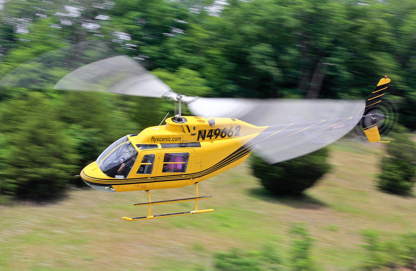 Ridge Runner Helicopter Flight Over Smoky Mountains