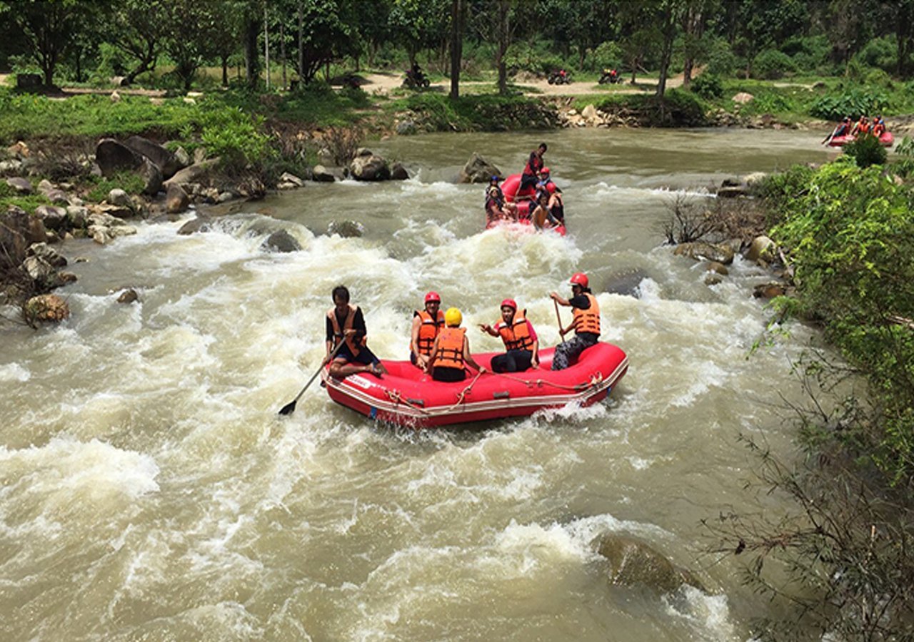 Krabi River Rafting & Zipline Combo