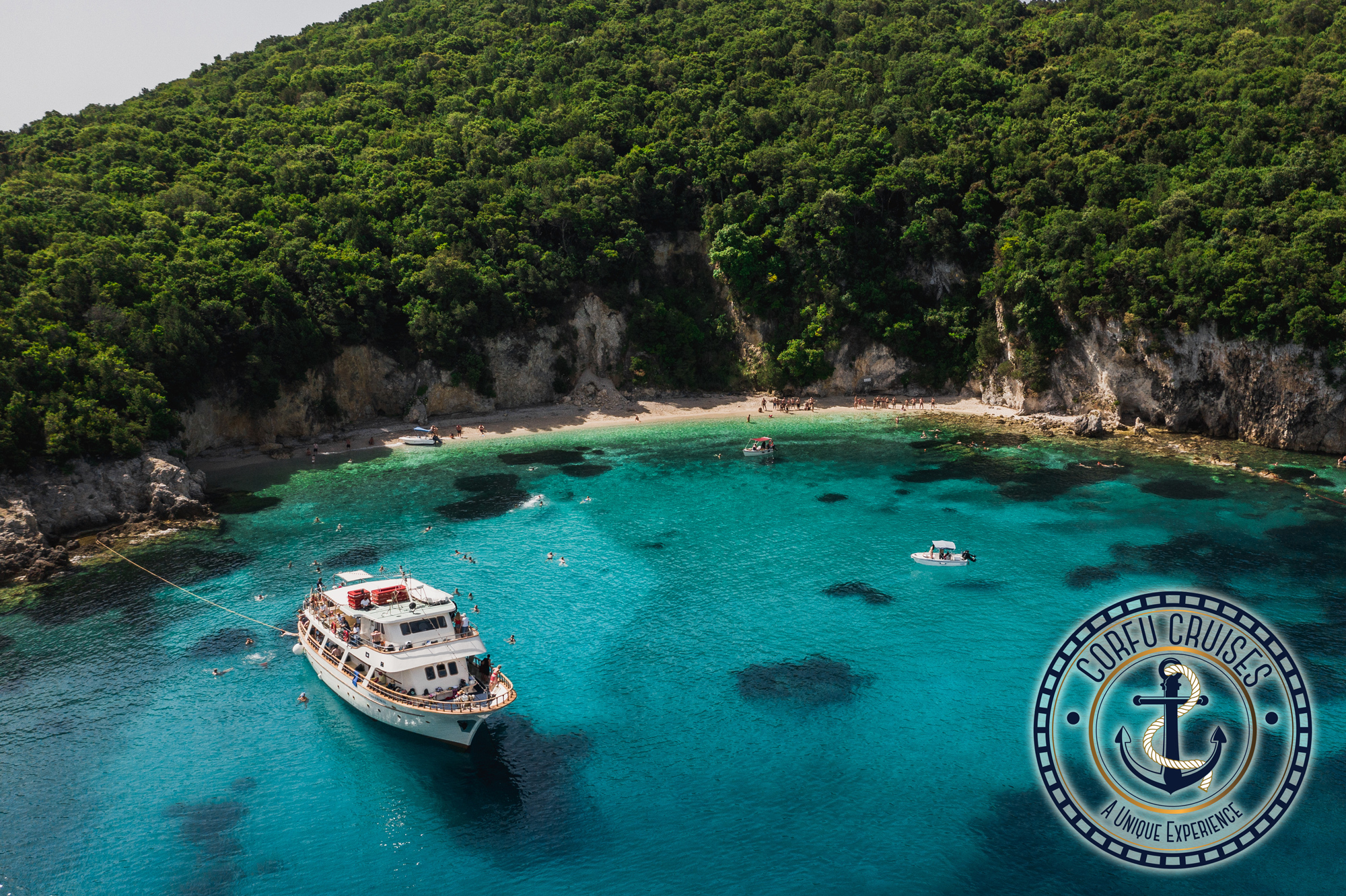 Blue Lagoon & Syvota Day Cruise from Corfu