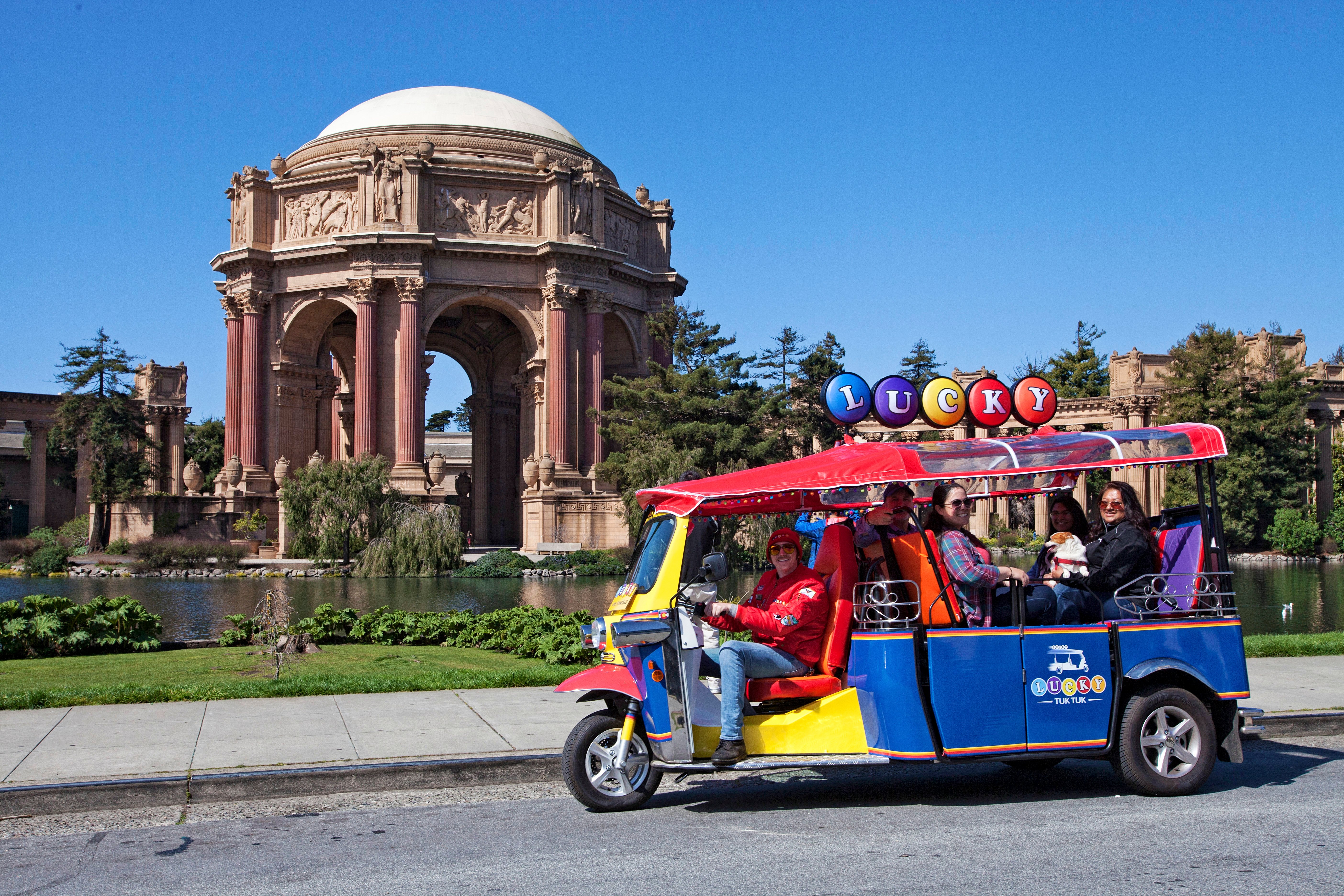 Private San Francisco Tuk-Tuk City Tour & Alcatraz Combo