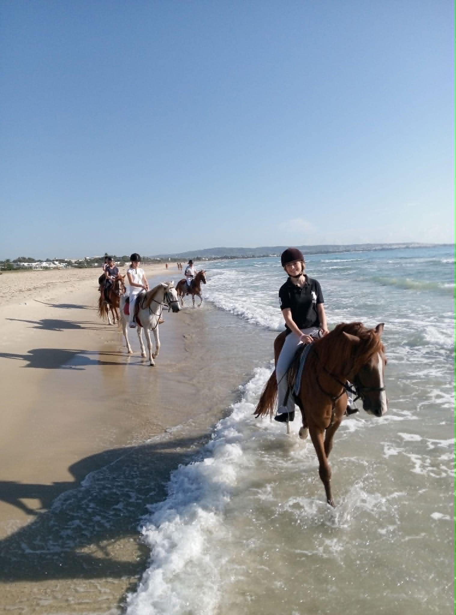 Sunset Beach Horseback Ride in Hammamet