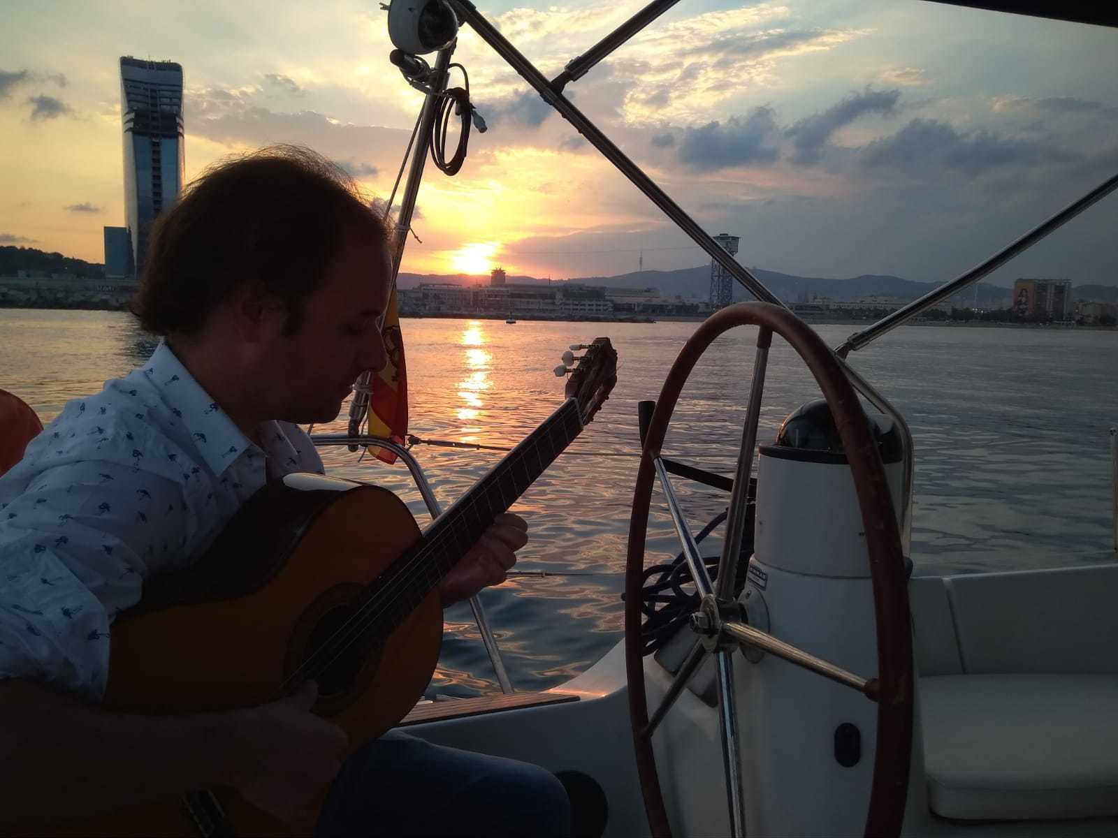 Sunset Sail with Spanish Guitar & Tapas