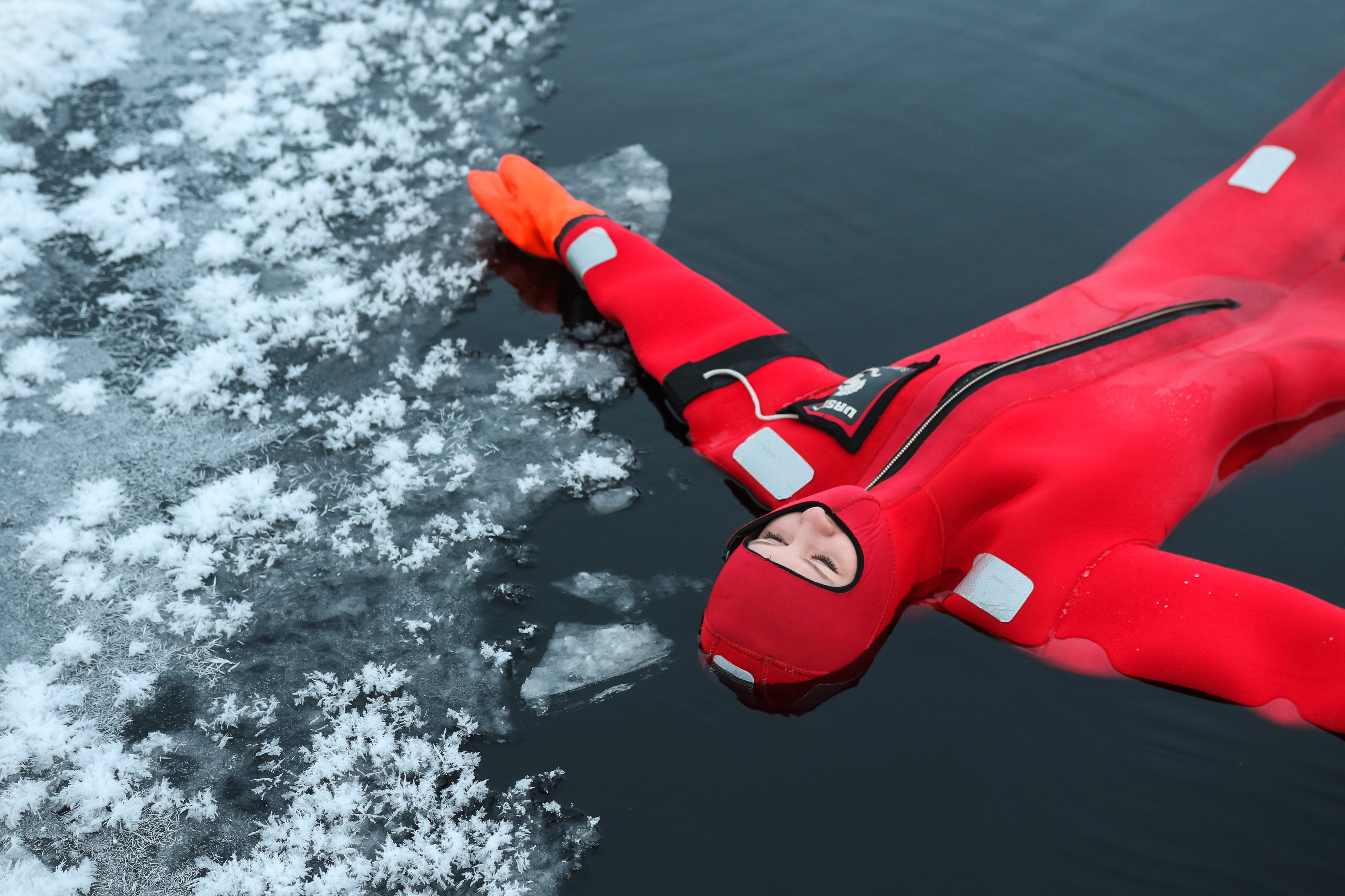 Arctic Ice Floating in Lapland