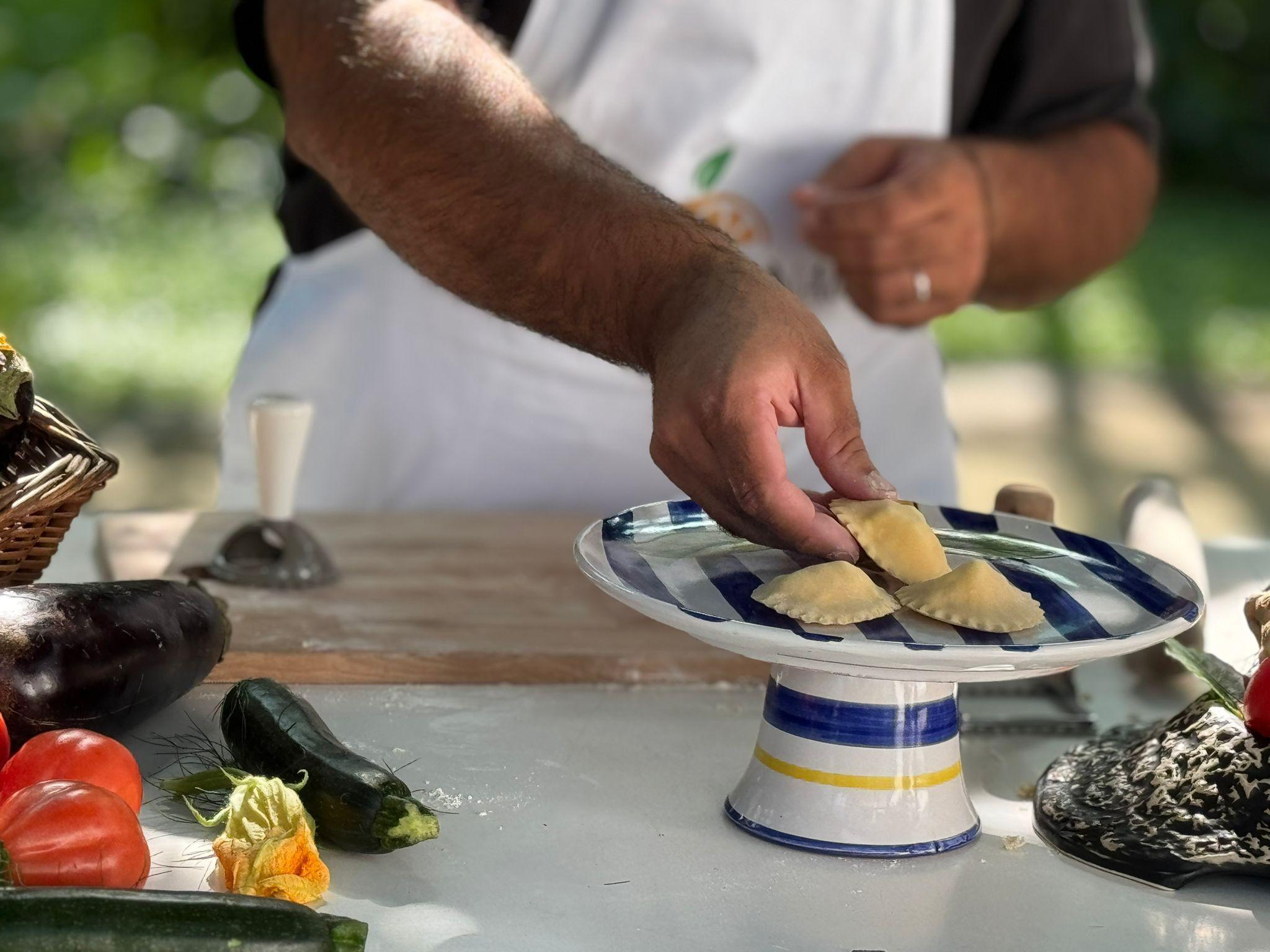 Sorrento Cooking Class in a Citrus Grove