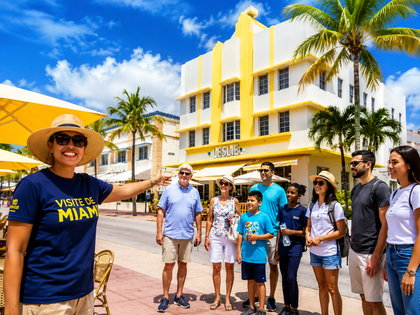 South Beach Art Deco Walking Tour in French