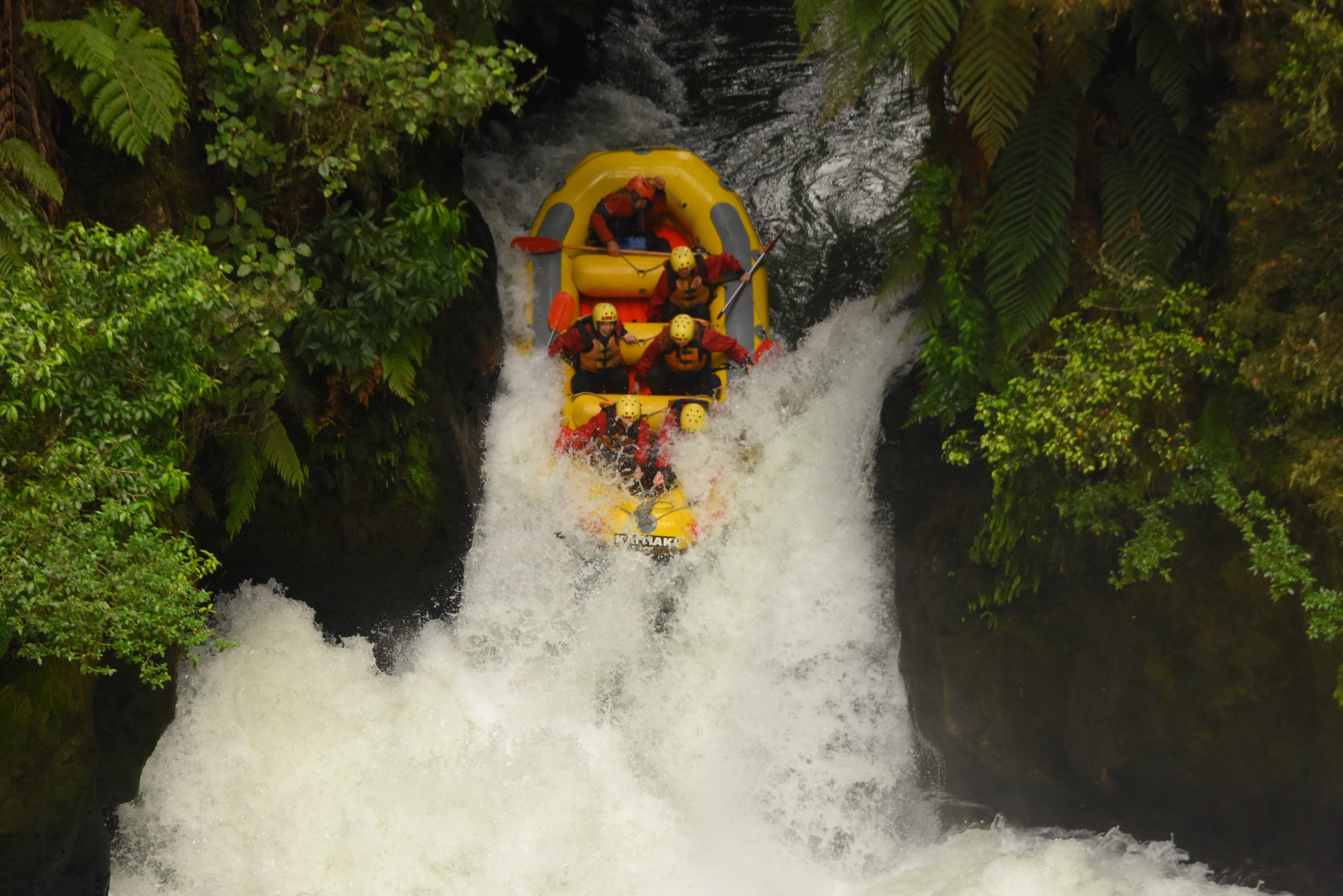 Rotorua Kaituna Rafting & Mt. Tarawera Hike Combo
