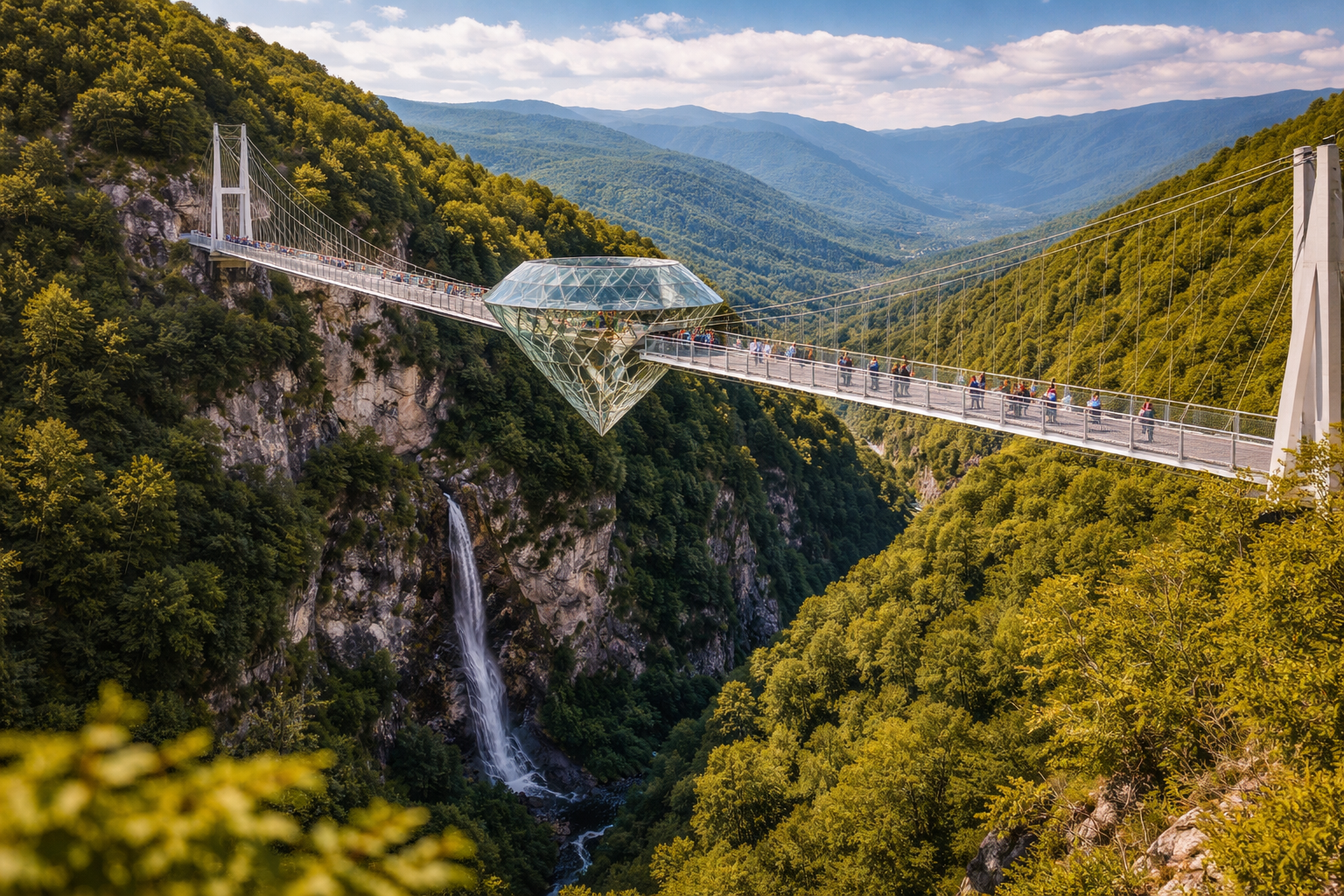 Dashbashi Canyon, Algeti Lake & Diamond Bridge Adventure