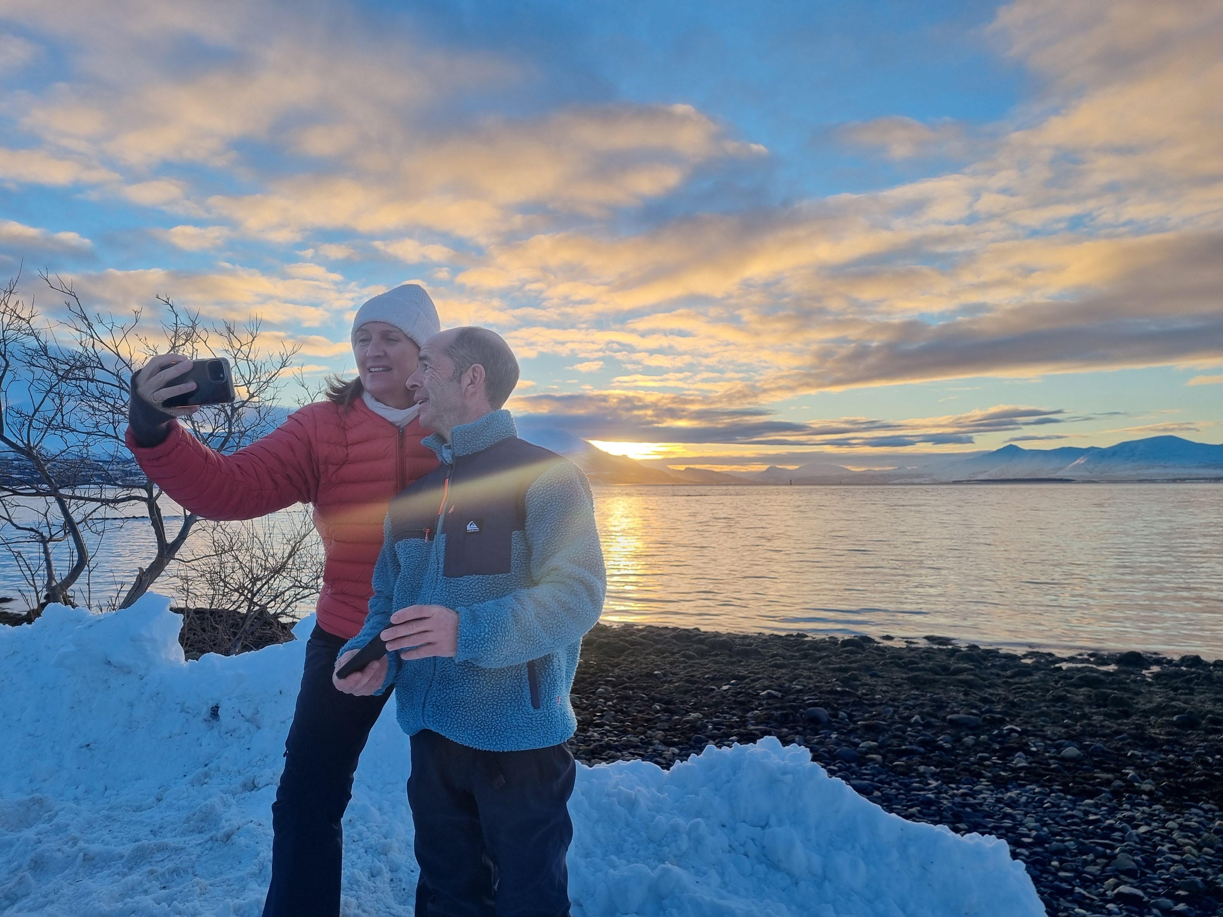 From Tromsø: Fjord Tour and Visit to Sommarøy in French — Sommarøy island Norway tour photo 2
