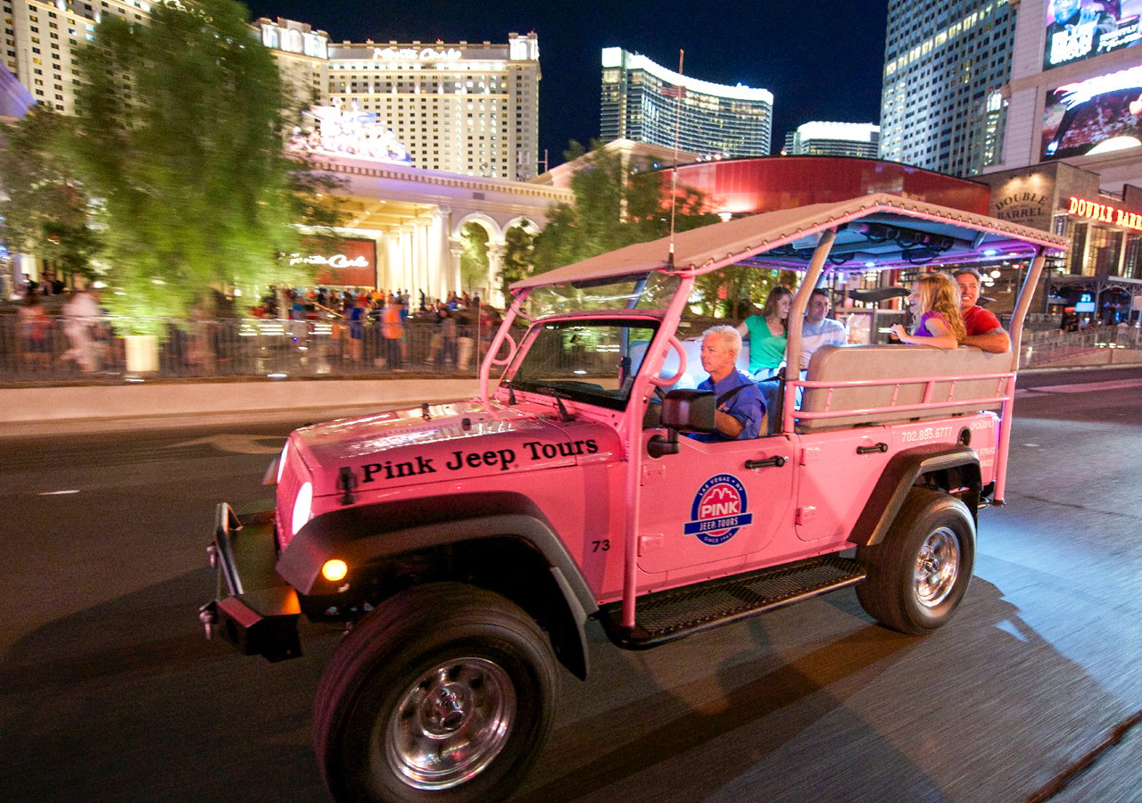 Vegas Bright Lights Jeep Tour & High Roller Experience