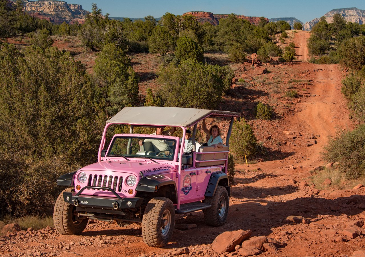 Sedona: Diamondback Gulch Pink Jeep Tour
