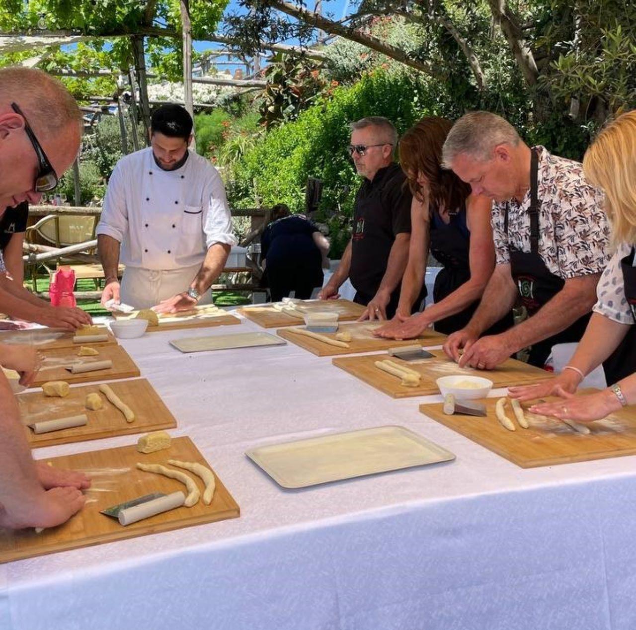 Positano Garden Cooking Class with Li Galli Views