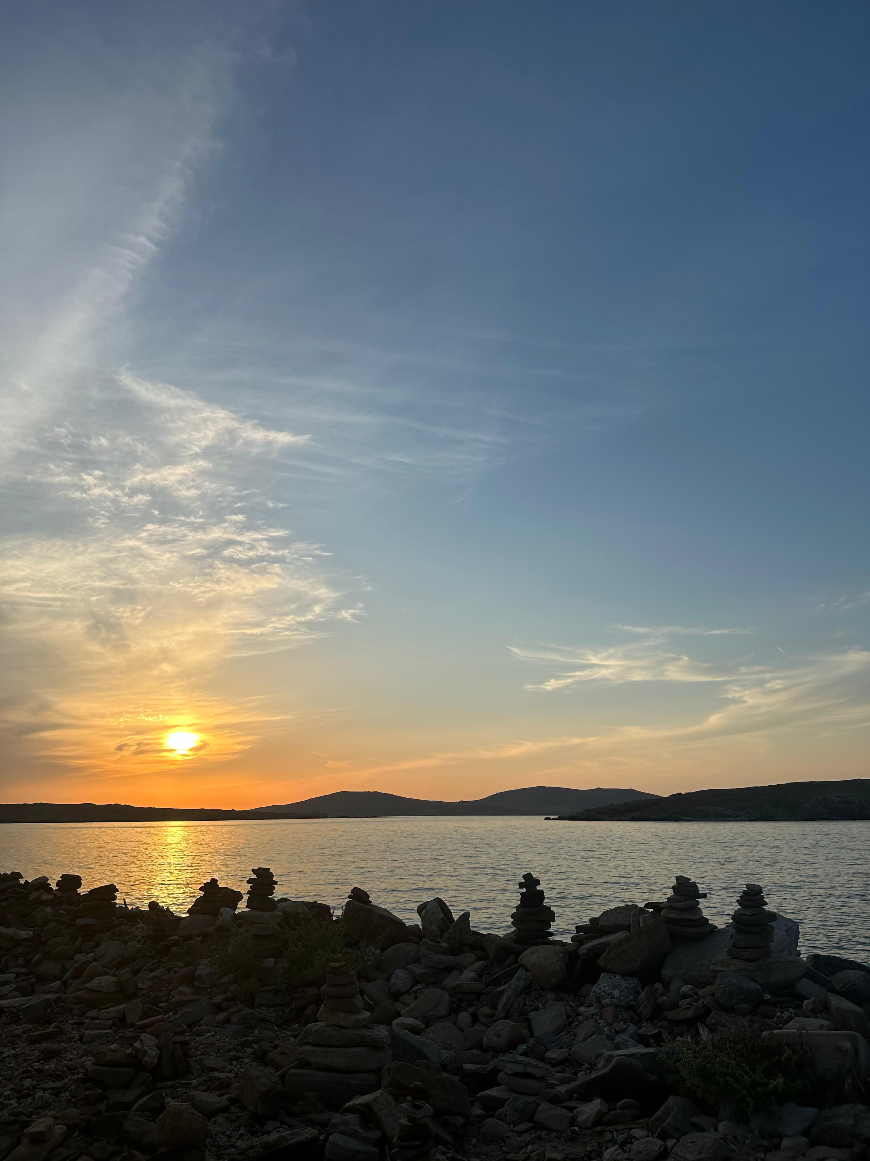 Mykonos Sunset Coastal Cruise with Dinner & Drinks