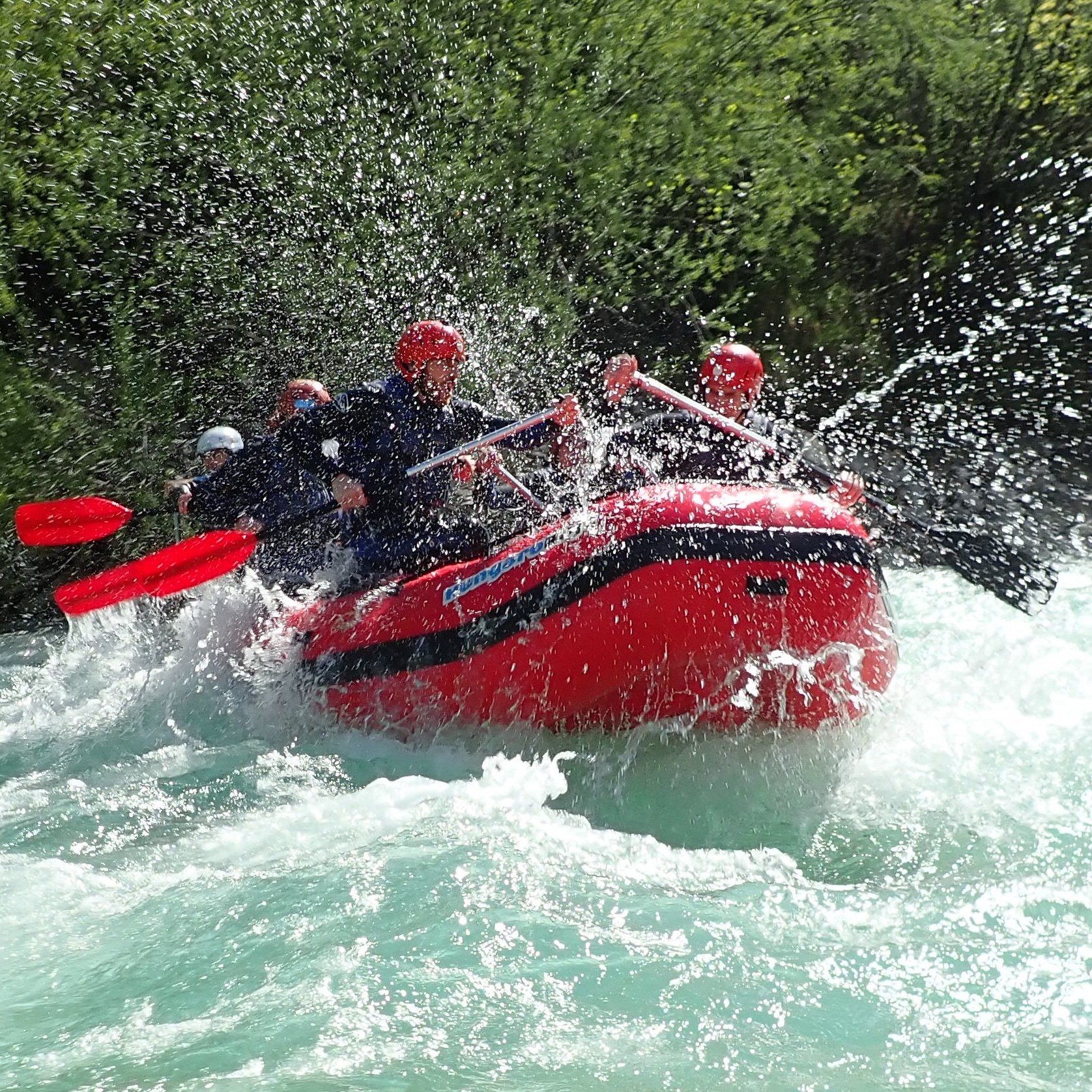 From Bovec: Premium Rafting on Soča River with Photo Service — Soča River rafting day trip, Bovec Slovenia