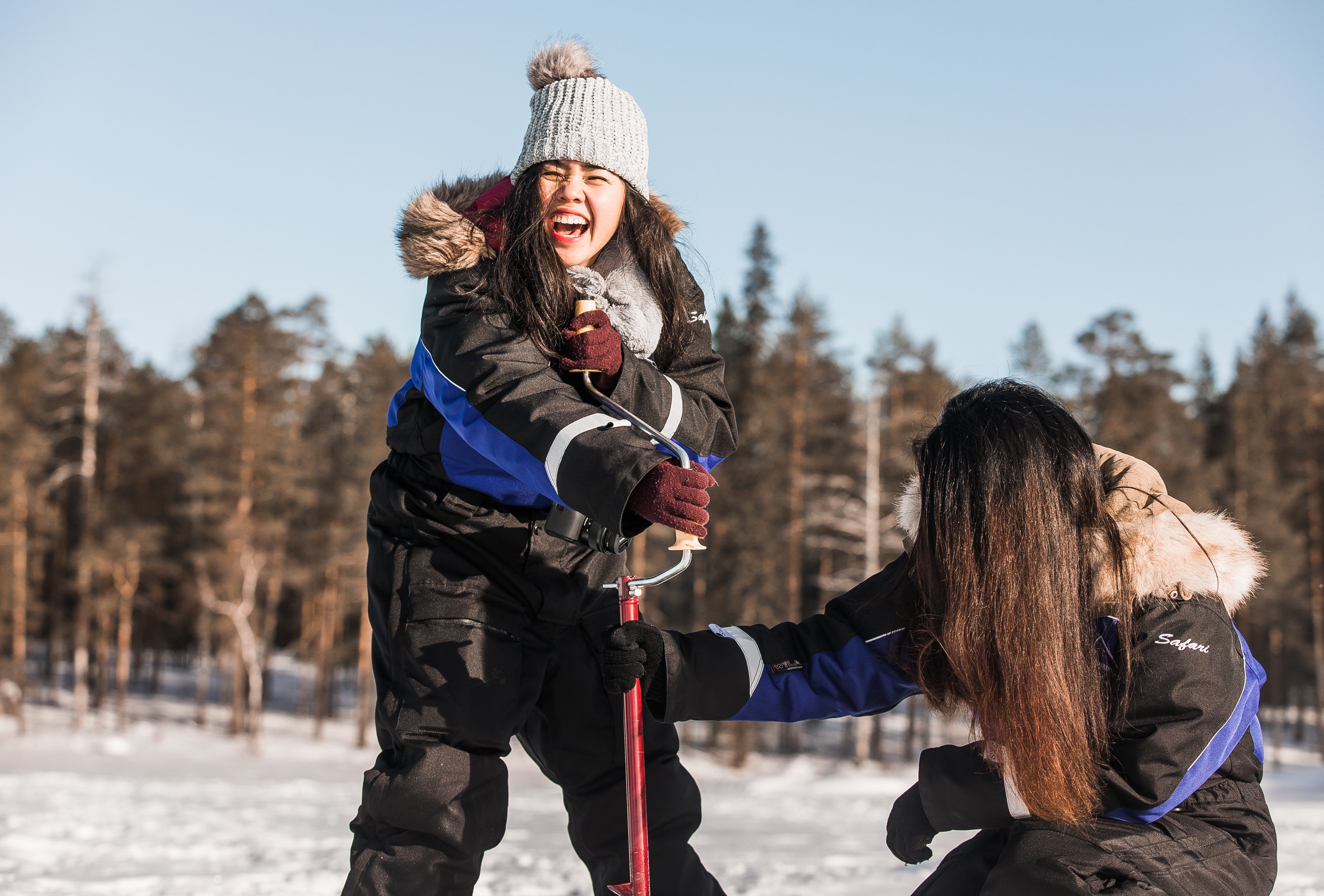 Arctic Snowshoe & Ice Fishing Adventure from Rovaniemi