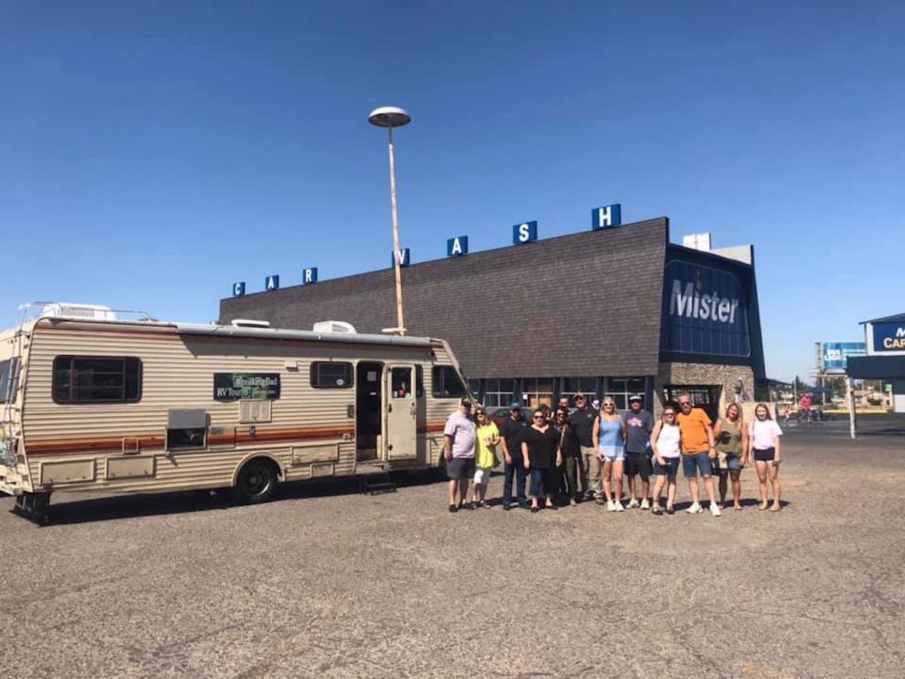 Breaking Bad filming location landmark in Albuquerque, New Mexico