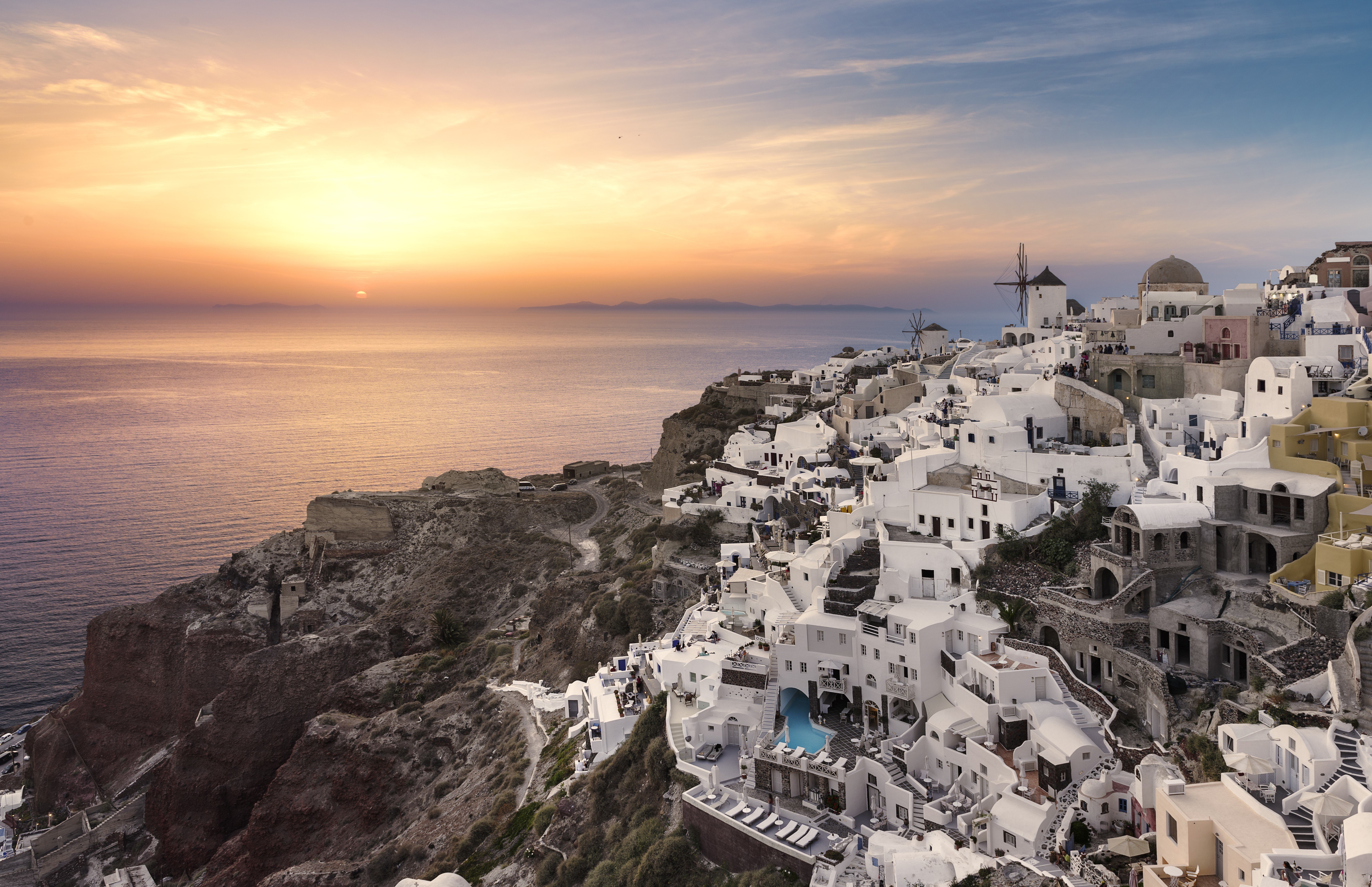 Santorini Sunset Caldera Cruise with Onboard Dinner