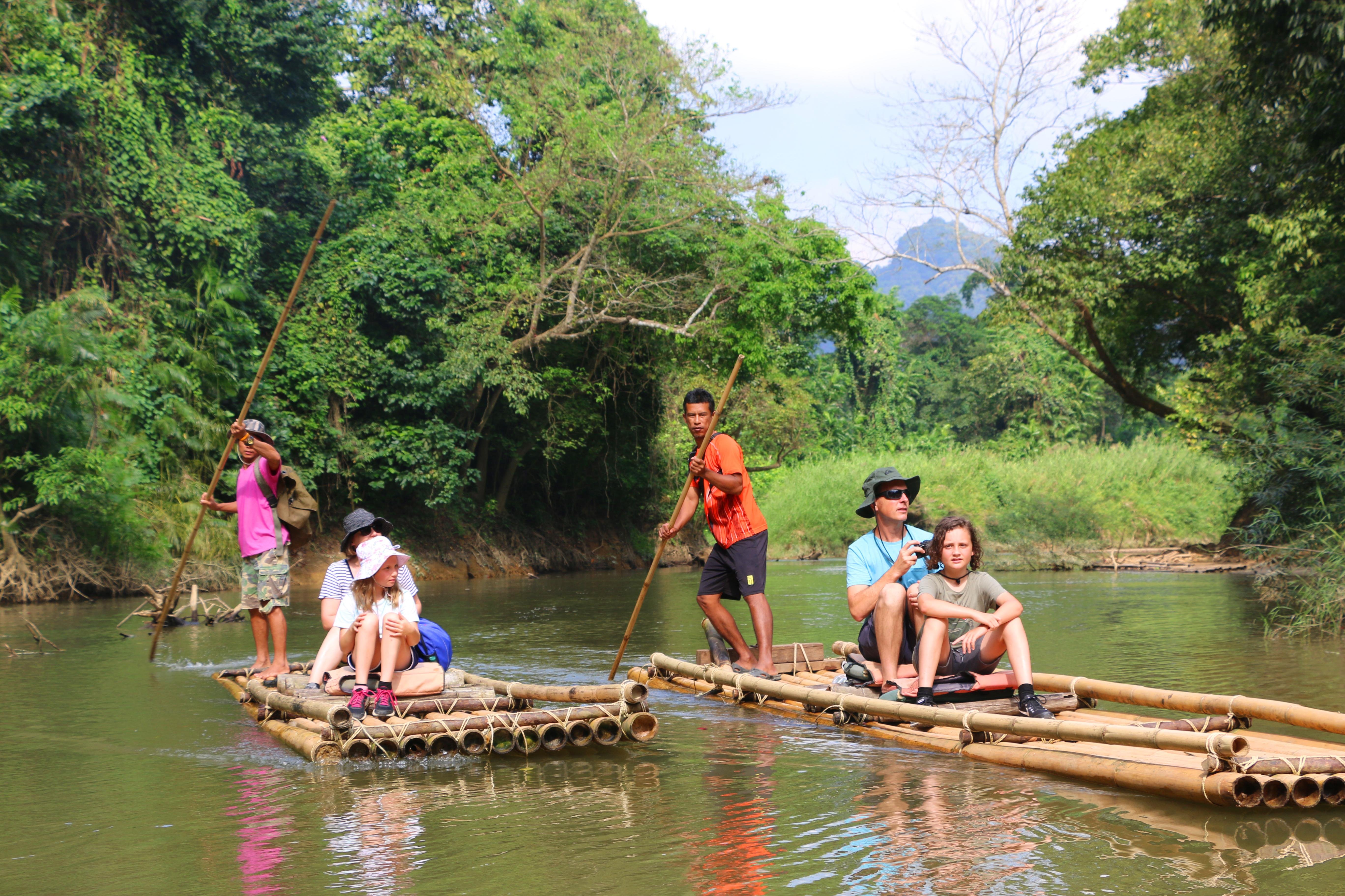 Khao Sok Bamboo Rafting & Elephant Sanctuary Day Trip
