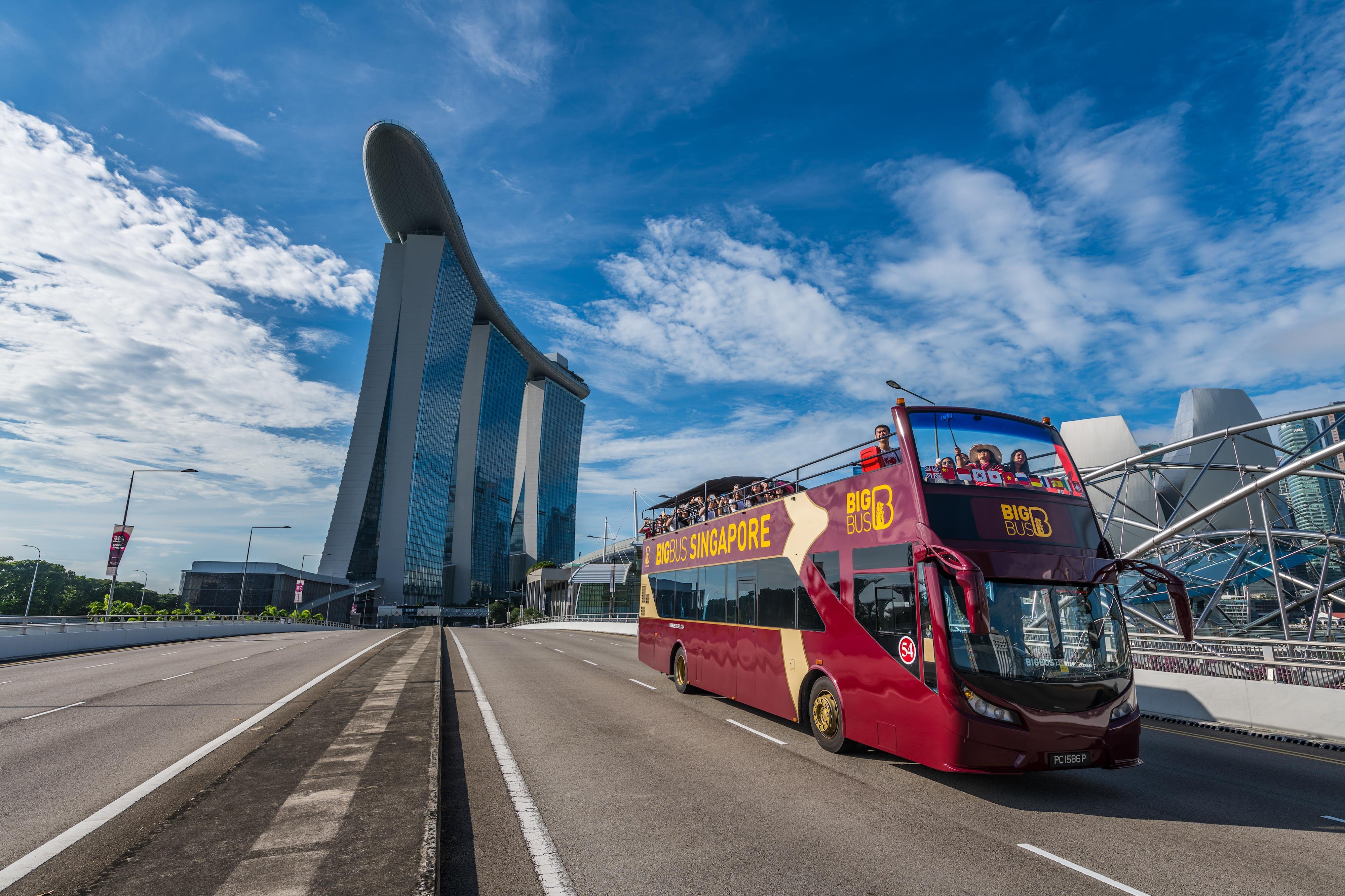 Singapore Open-Top Bus Hop-On Hop-Off Tour