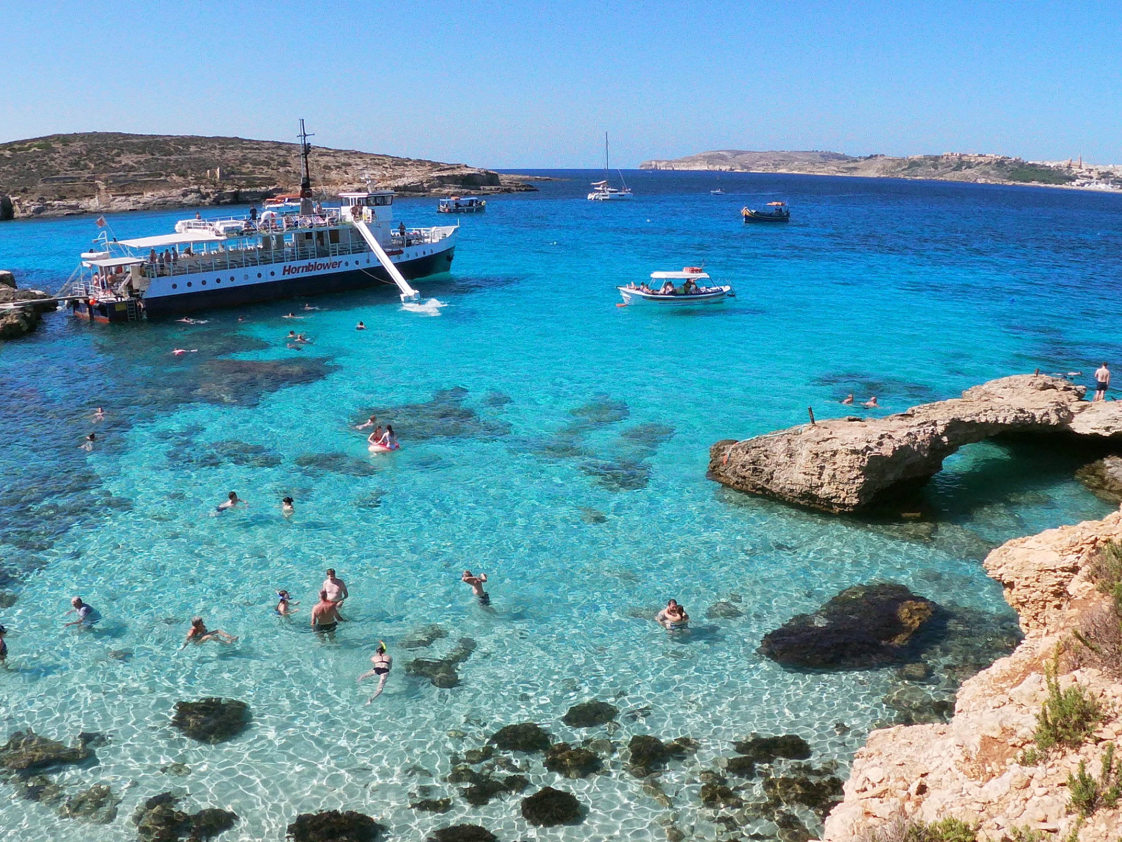 Blue Lagoon & Comino Island Cruise with Waterslide