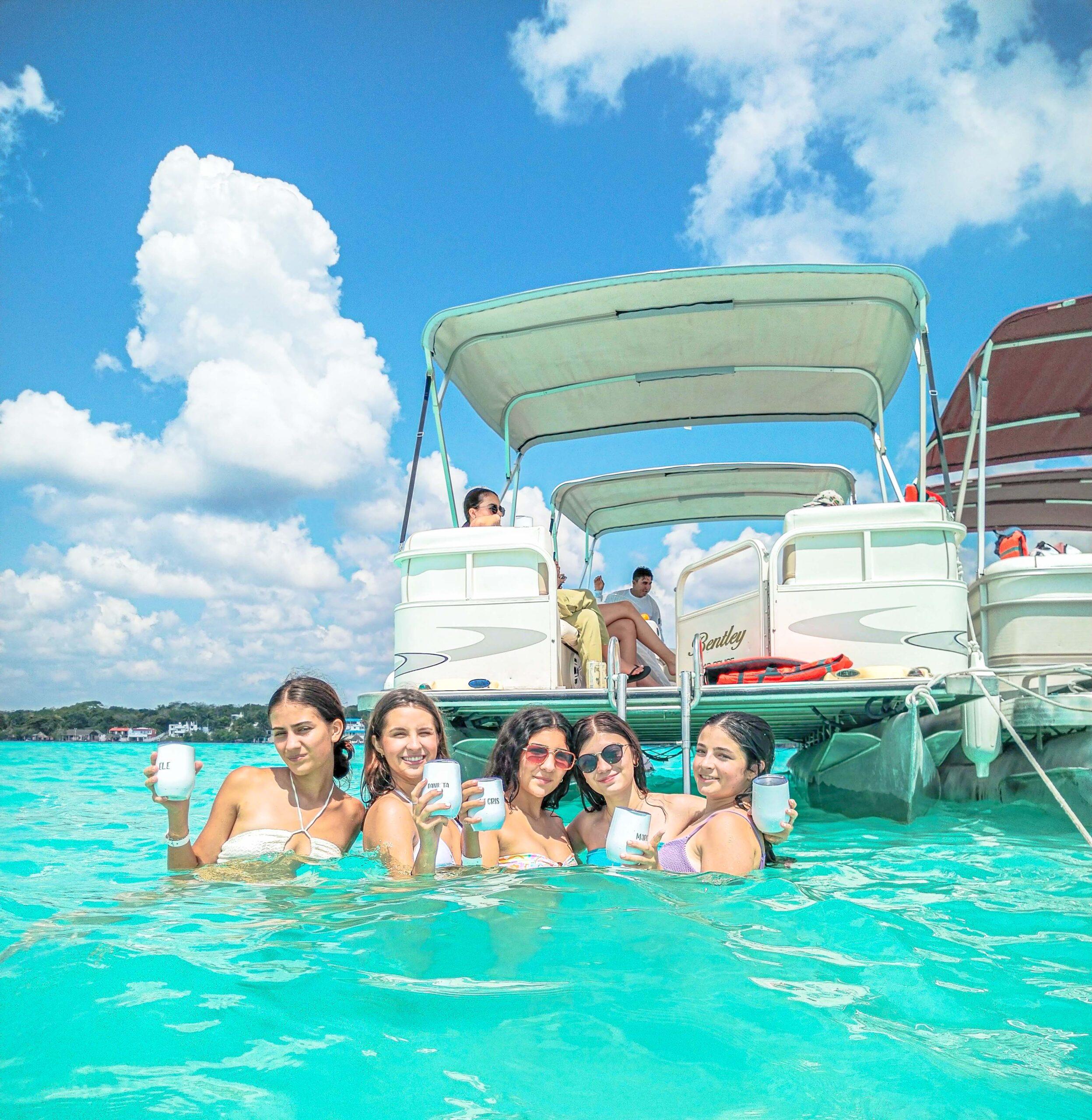 Bacalar Lagoon Pontoon Cruise from Costa Maya