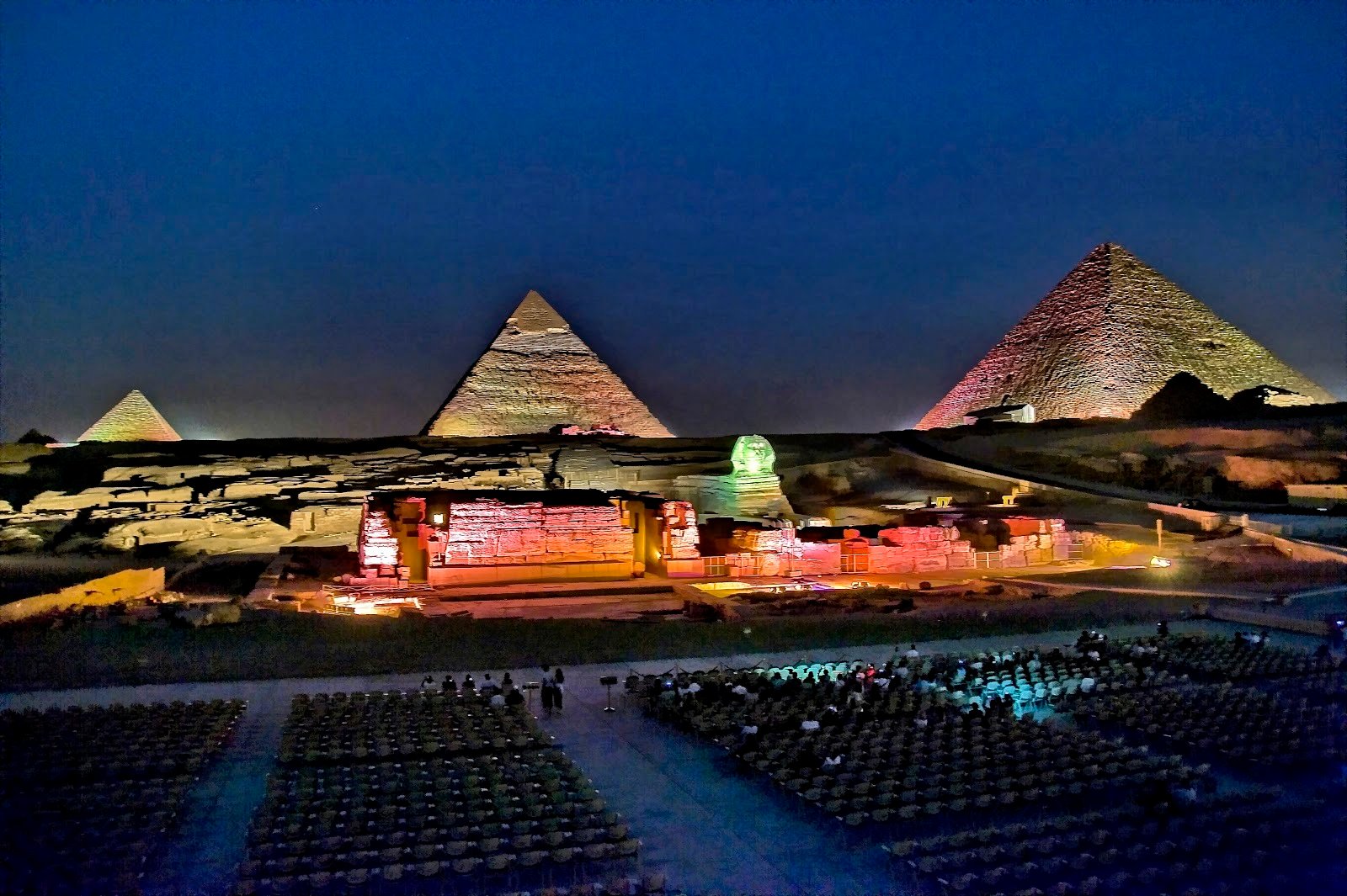 Cairo Evening: Giza Sound & Light Show and Local City Tour