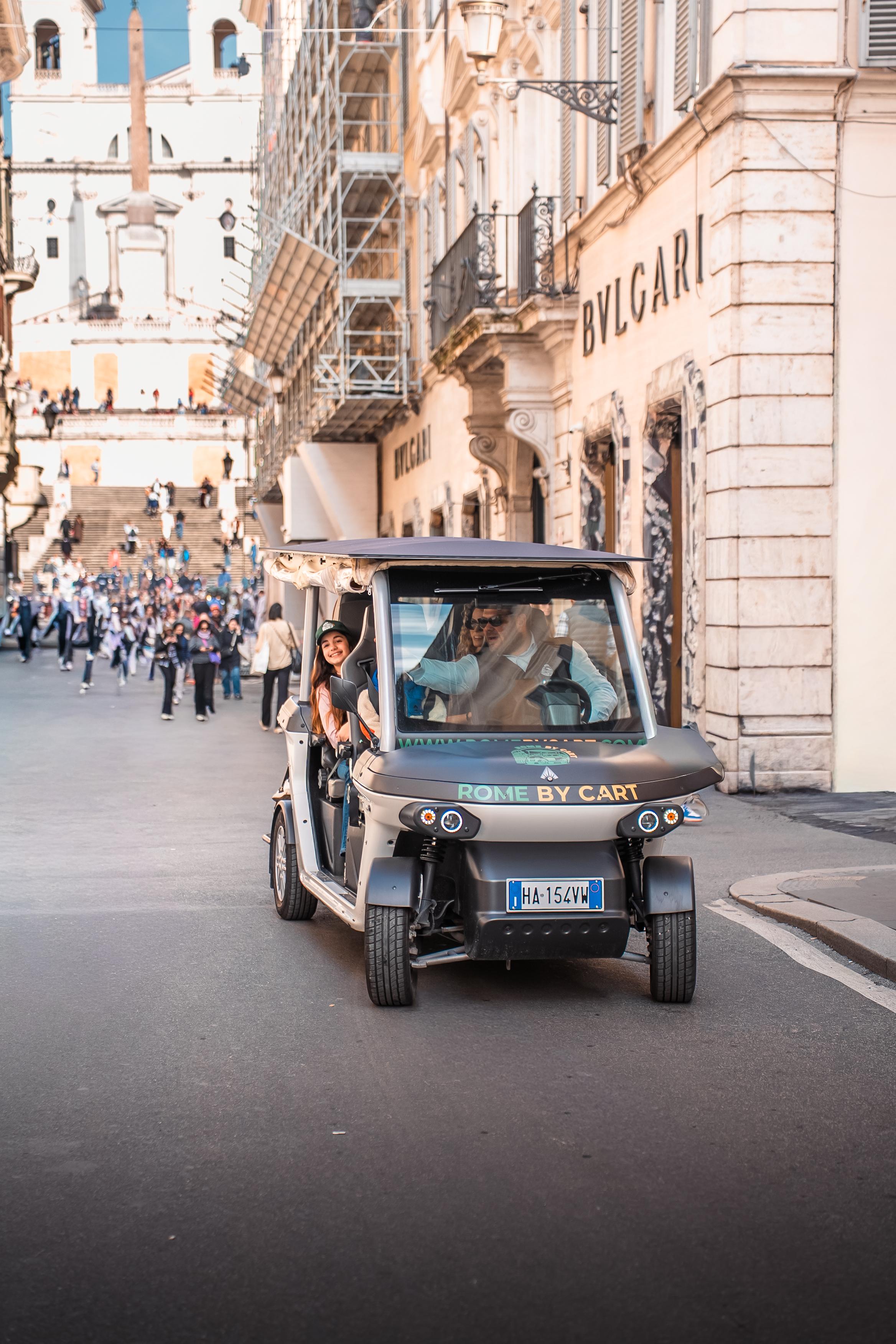 Rome for Families: Kid-Friendly Private Golf Cart Tour