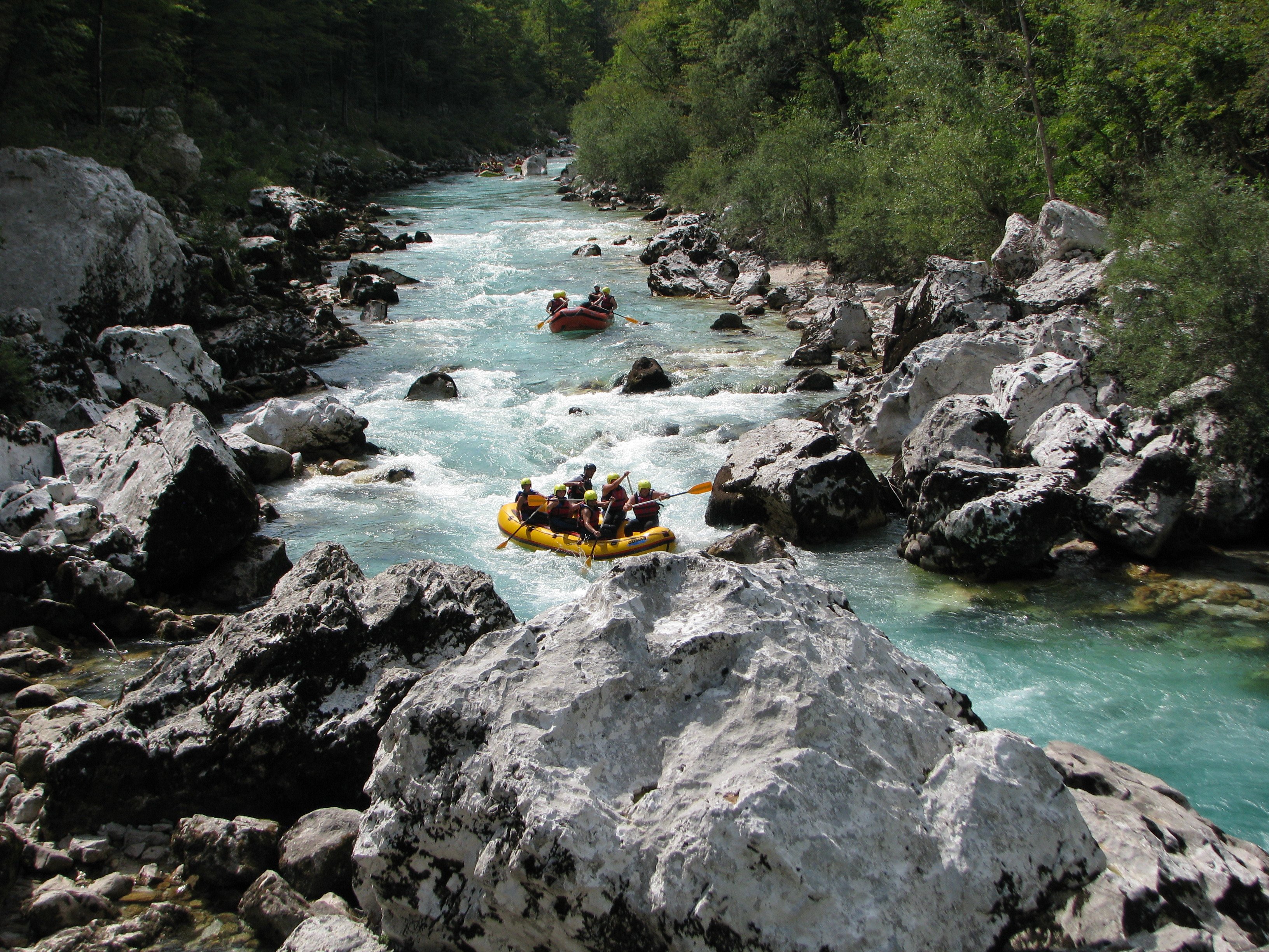 Slovenia: Half-Day Rafting Tour on Soča River with Photos — Soča River and Julian Alps scenery (8)