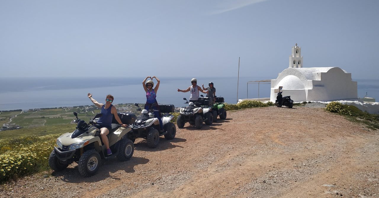 Santorini ATV quad bike tour — caldera views and off-road trails — image 12