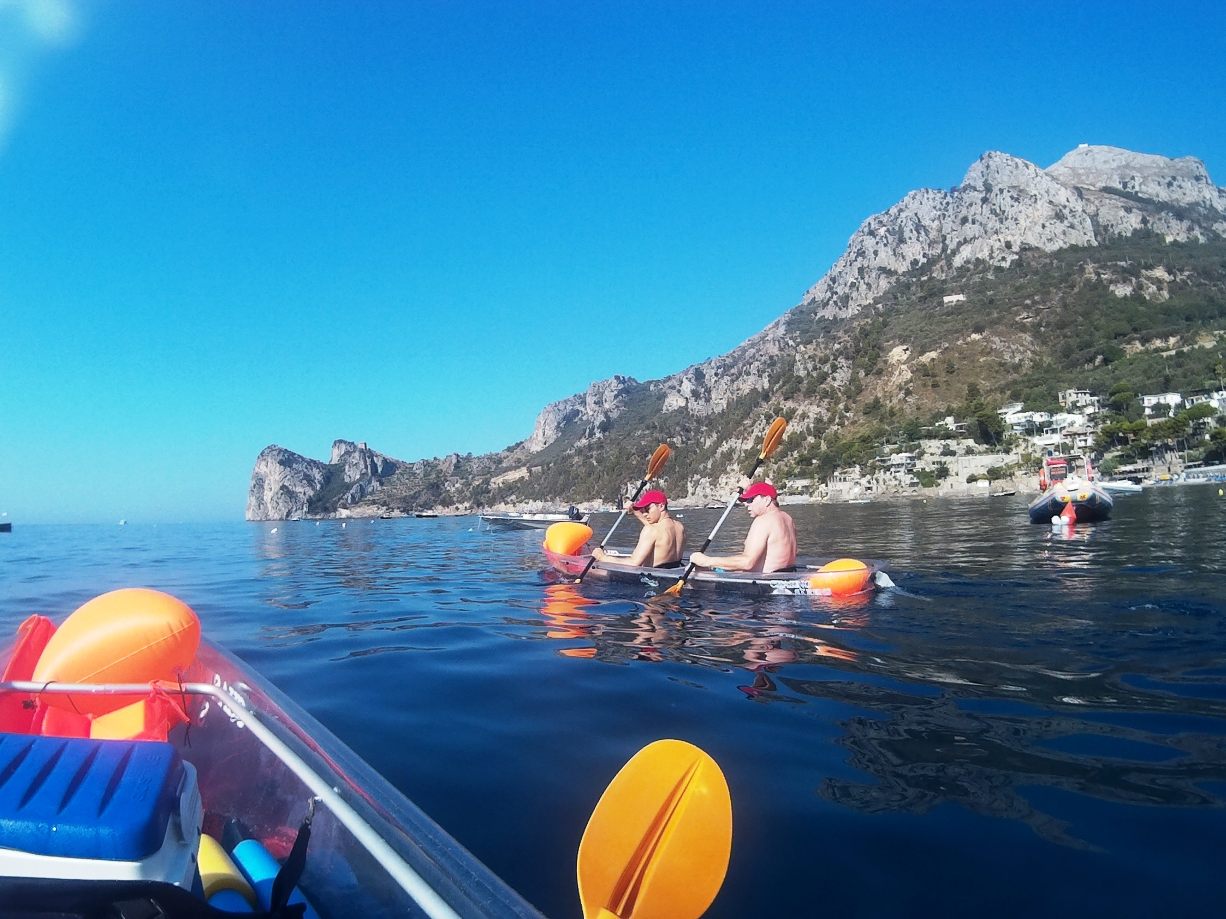 Transparent Kayak Adventure from Marina del Cantone