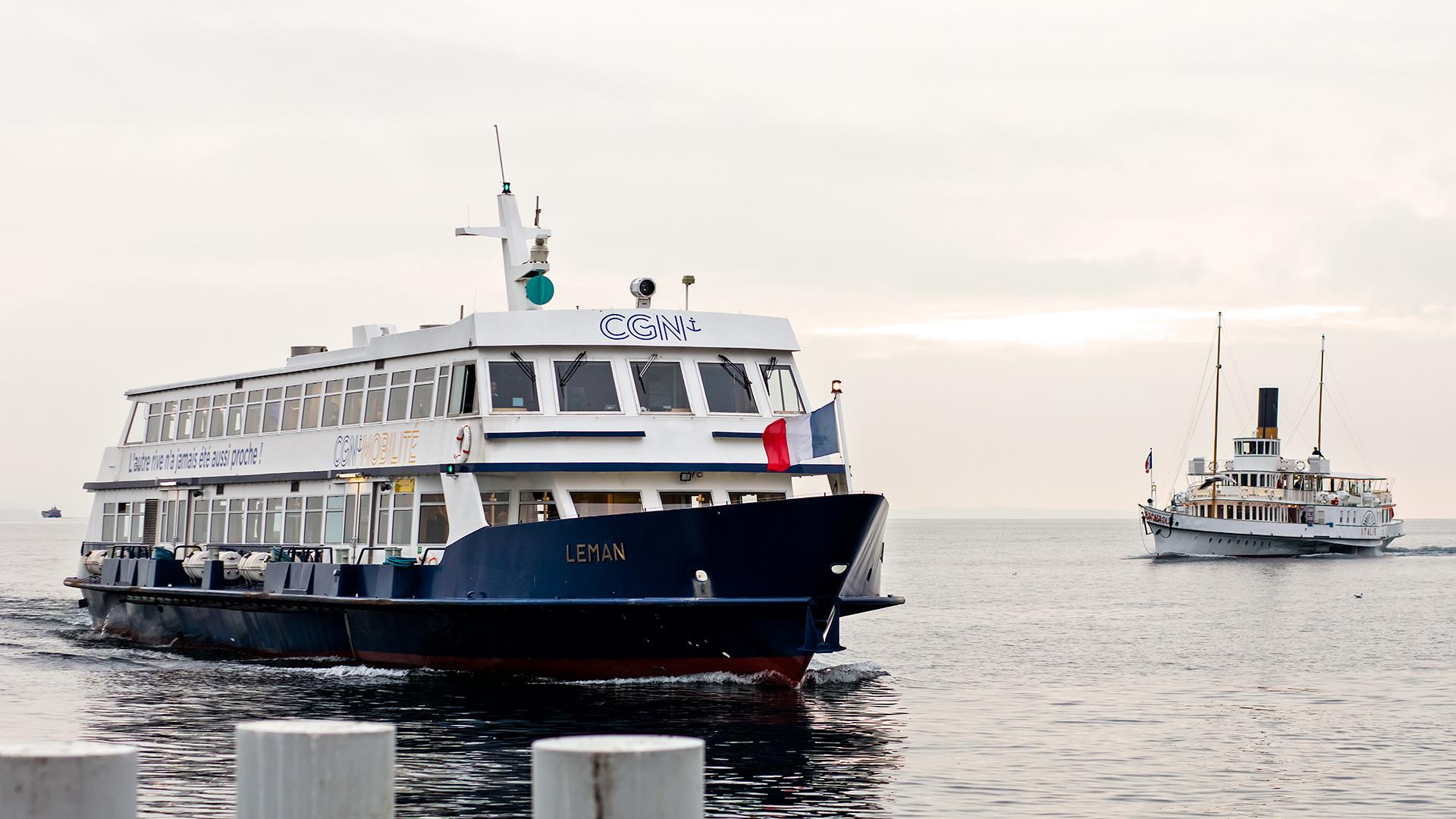 Lausanne to Evian Self-Guided Lake Geneva Boat Trip