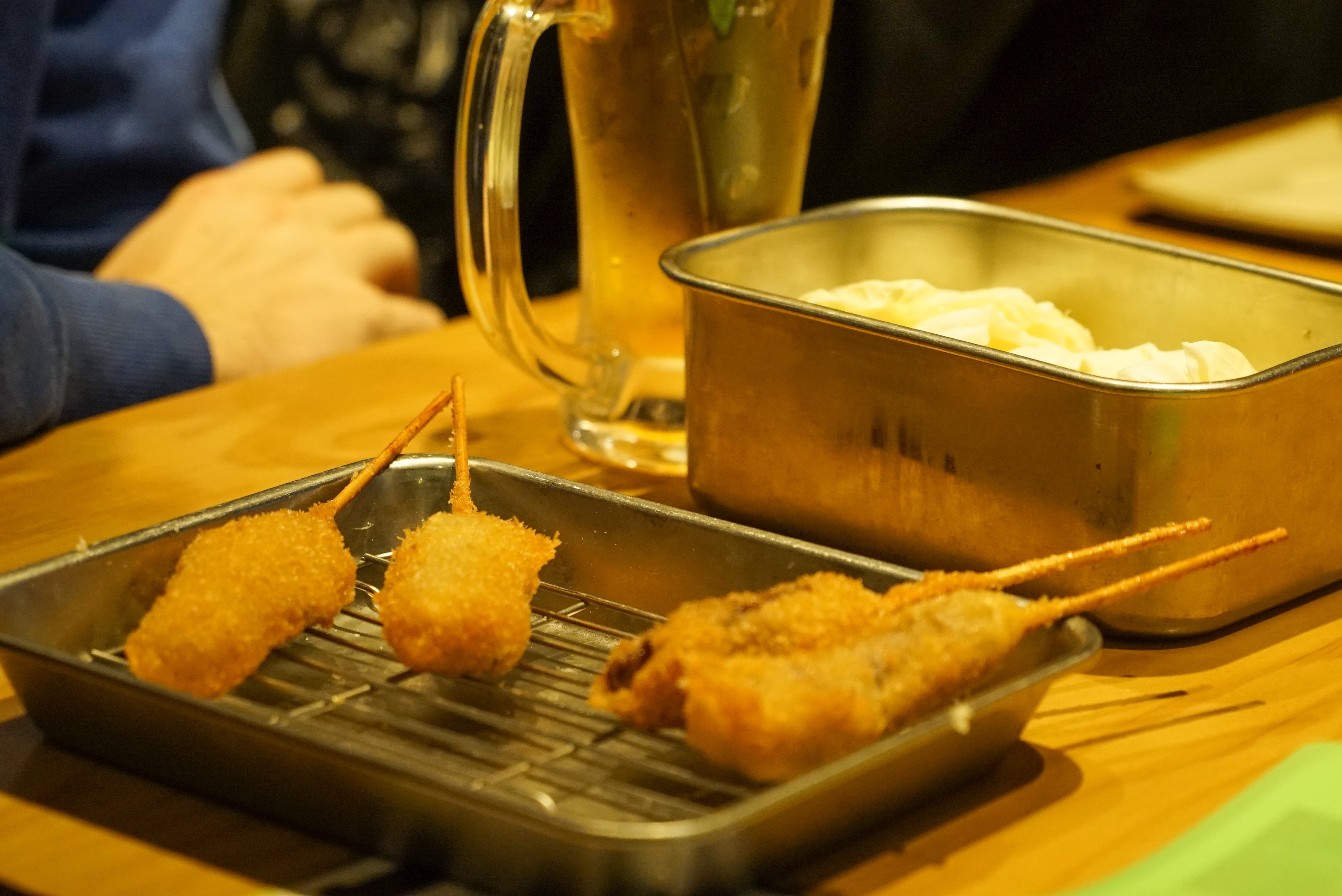 Osaka Street Food Walking Tour with Okonomiyaki Cooking