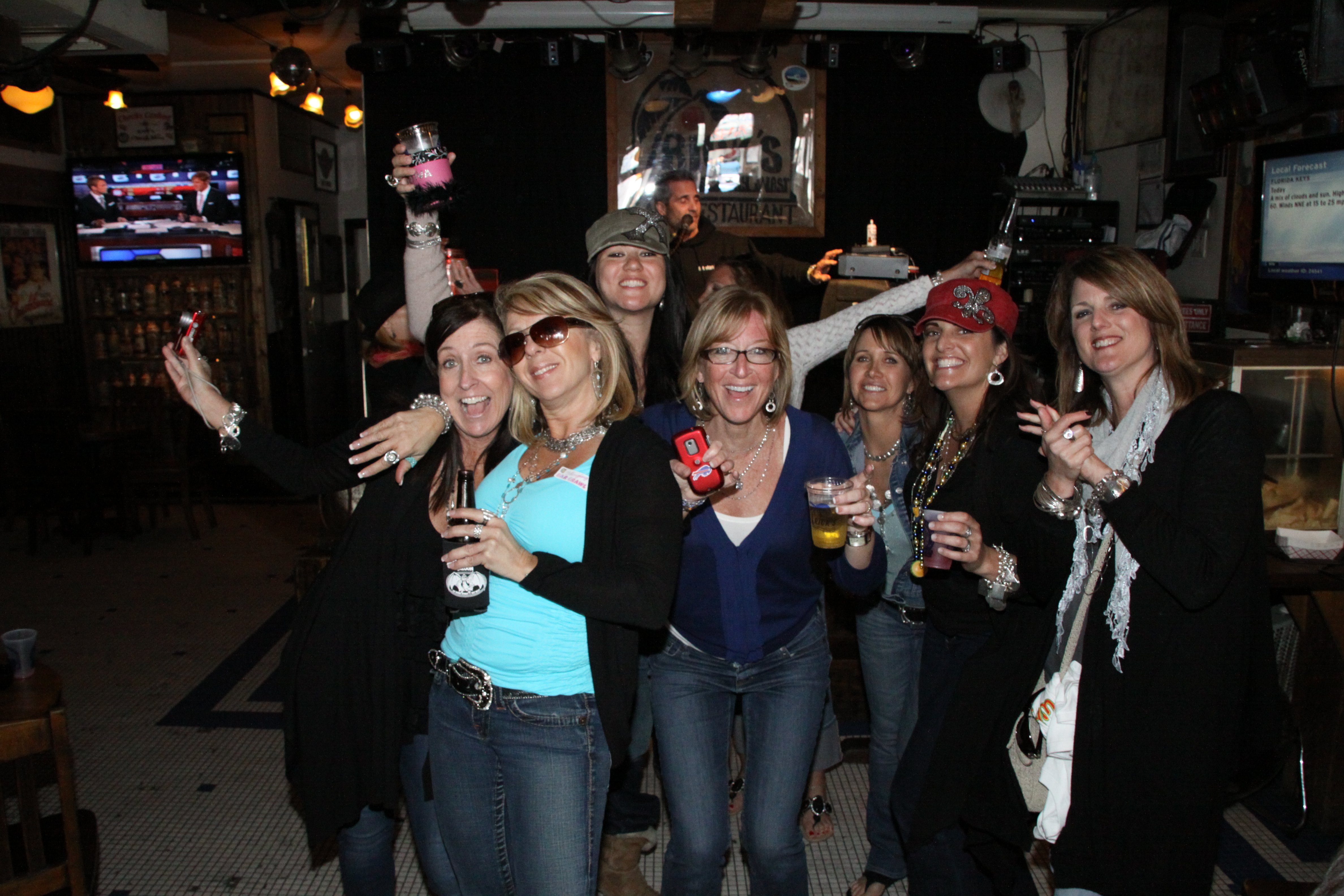 Haunted bar crawl in Key West arriving at the first of three haunted pubs