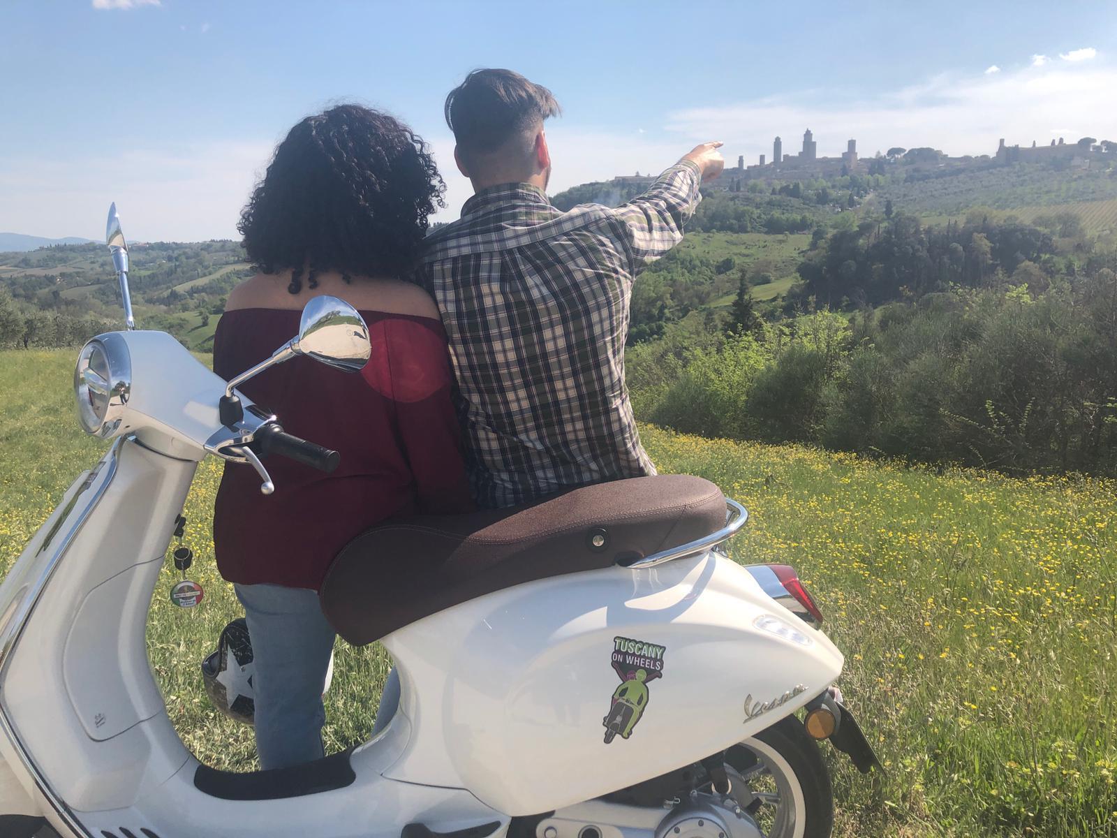 San Gimignano vespa tour Tuscany Chianti countryside — image 13