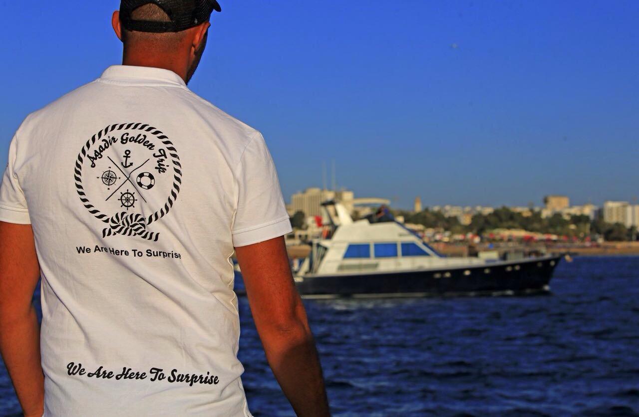 Agadir Coastal Boat Cruise with Fishing and BBQ Lunch