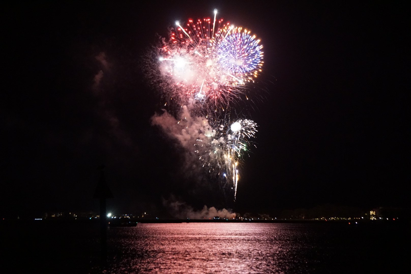 Sunset Dolphin Cruise with Fireworks Display