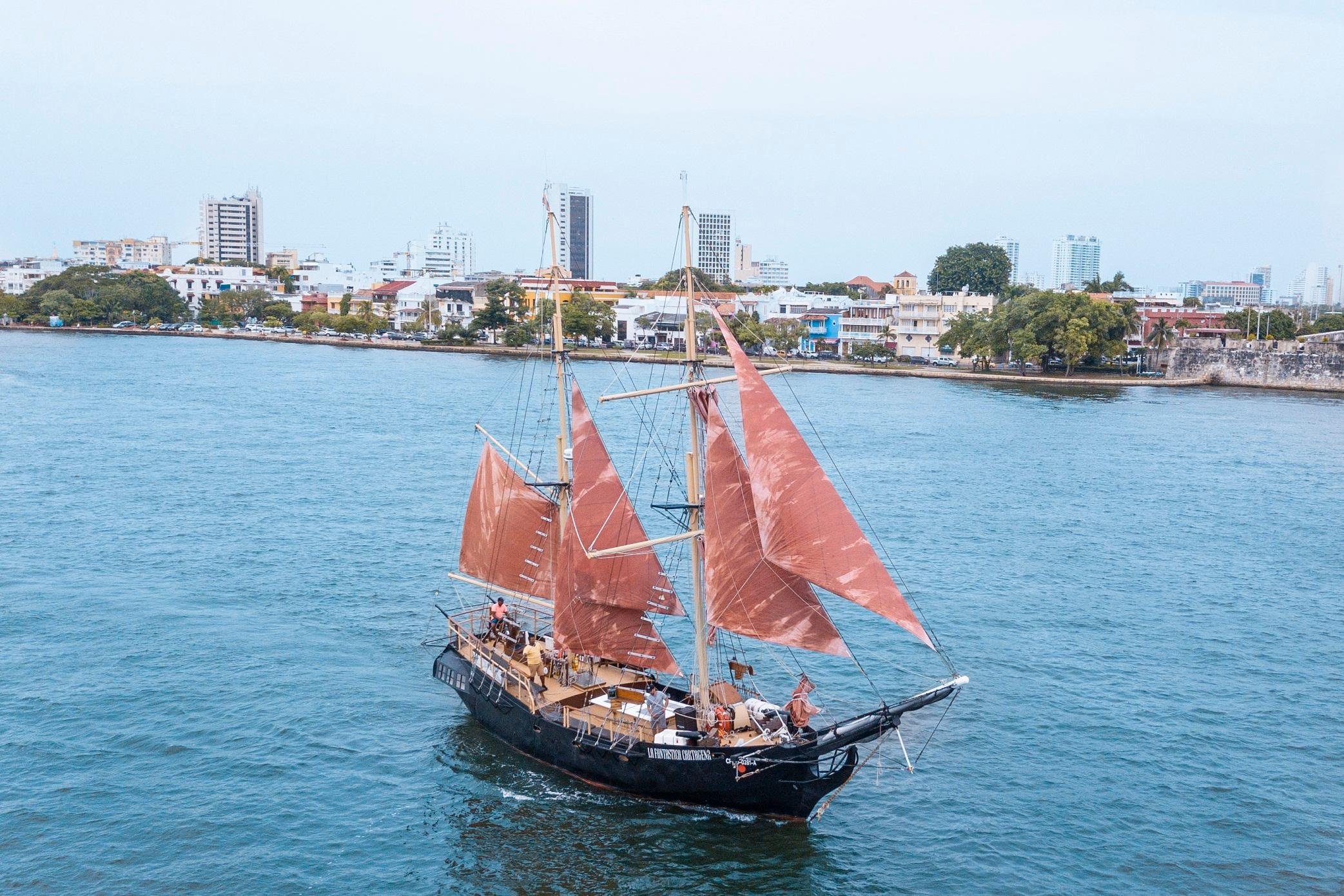 Cartagena Sunset Pirate Ship Cruise with Open Bar