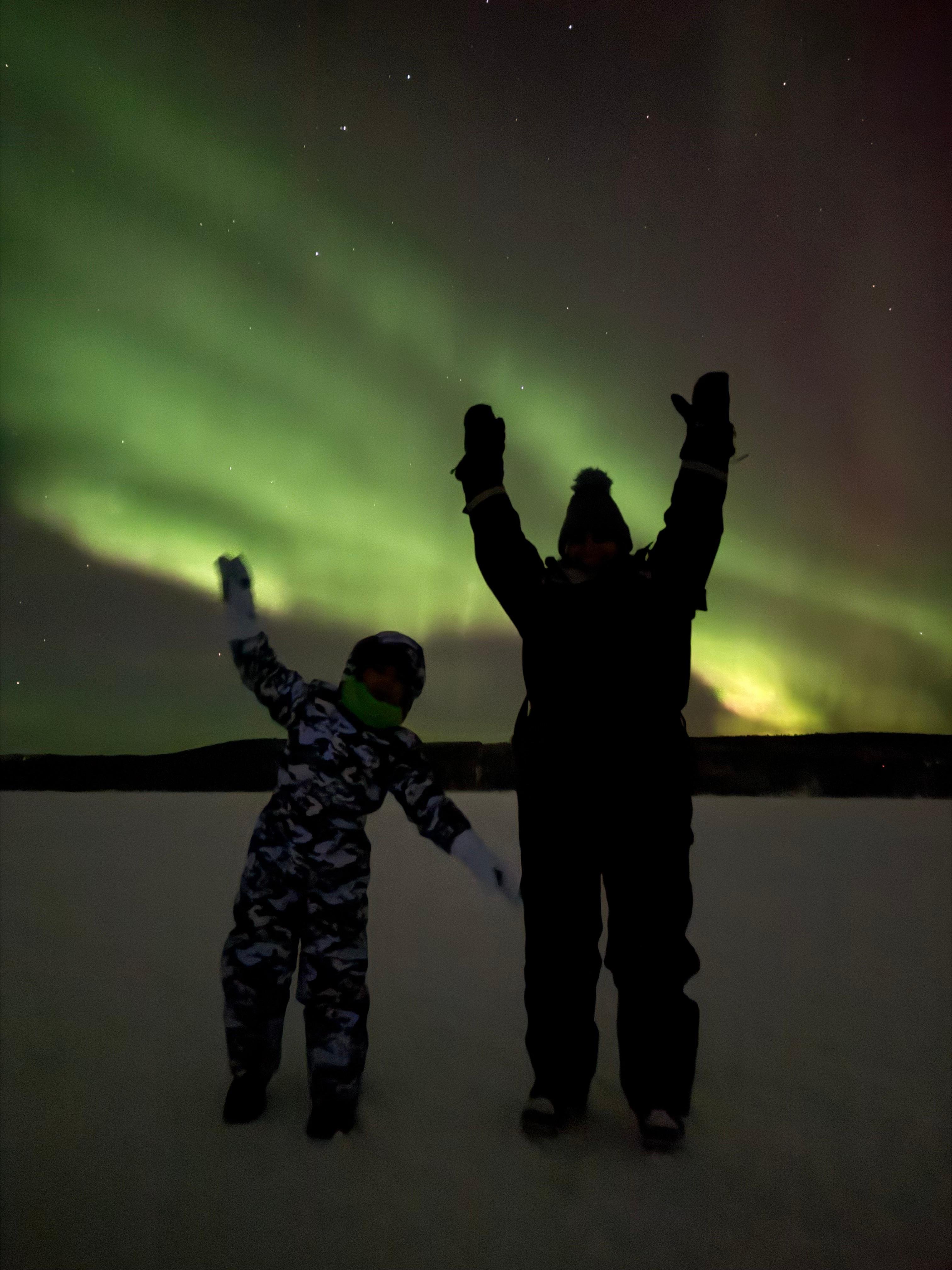 Kiruna Small-Group Northern Lights Chase & Fire Dinner