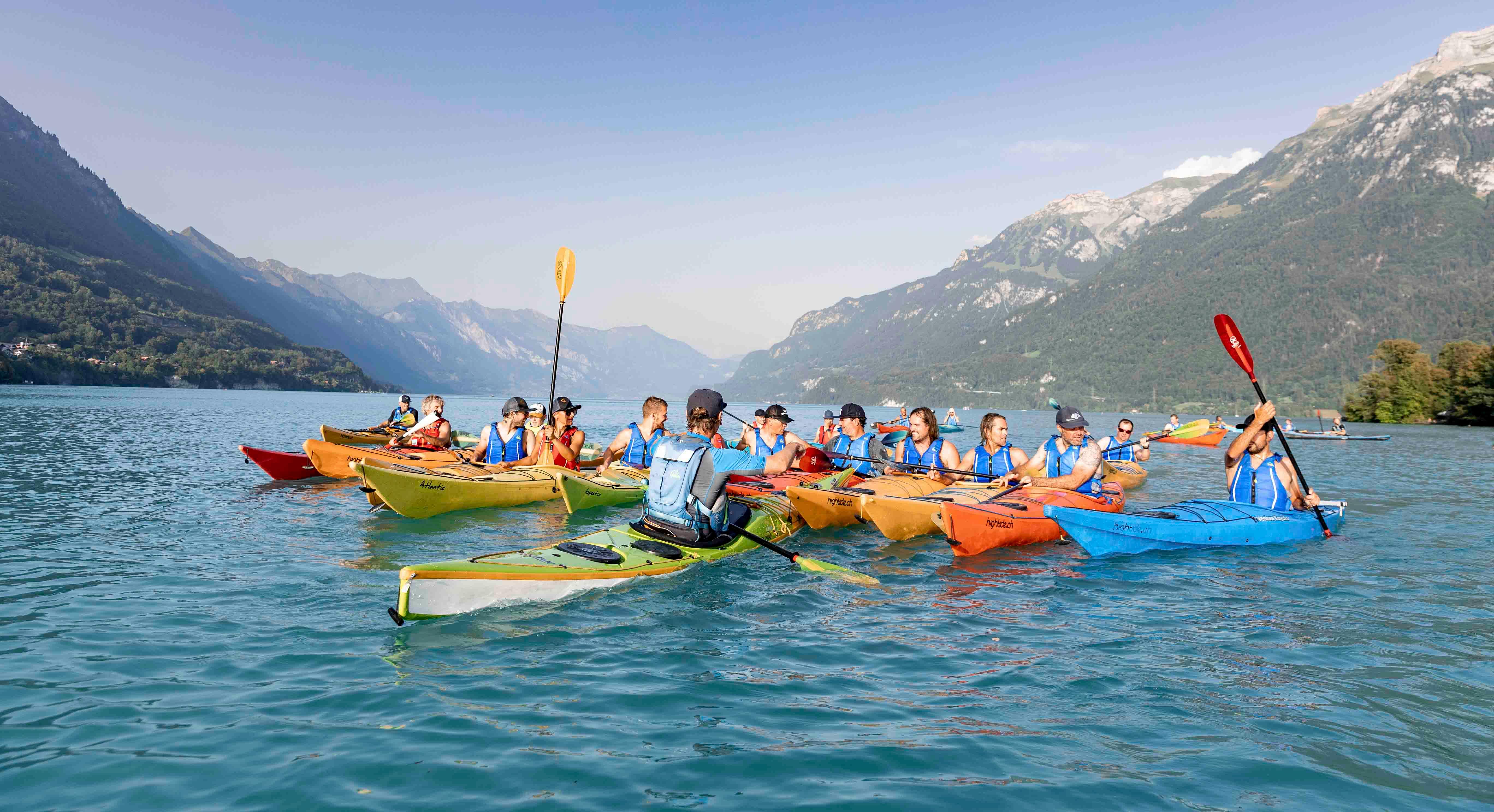 Interlaken: Guided Lake Brienz Turquoise Kayaking Tour