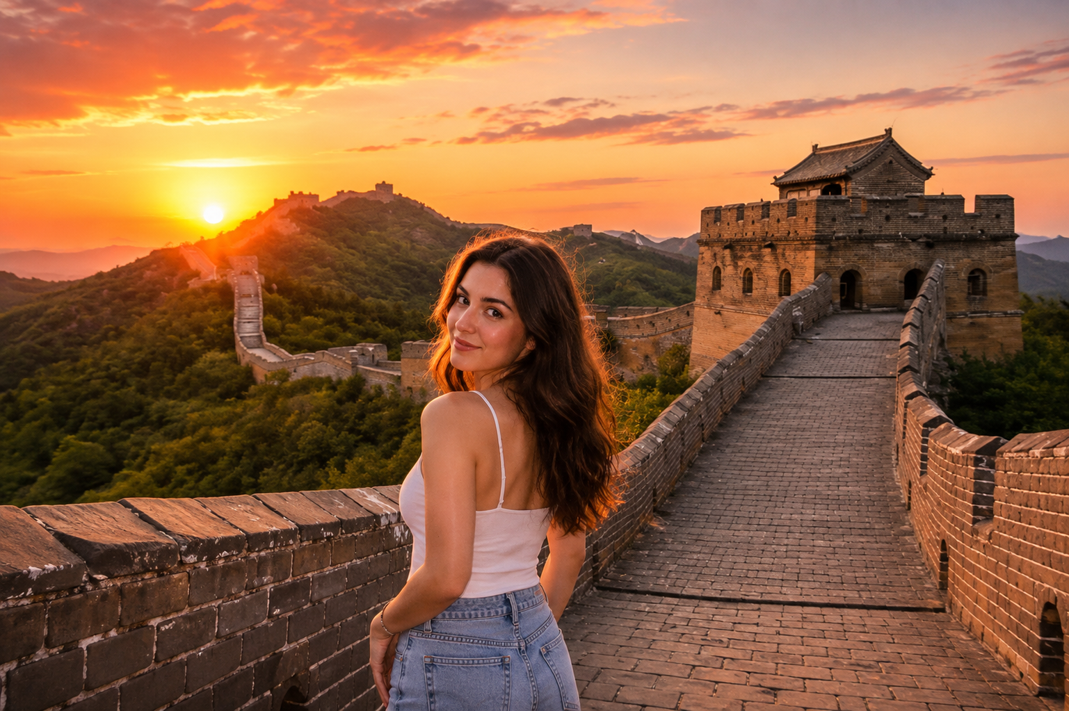 Jinshanling Sunset & Gubei Water Town Night Experience