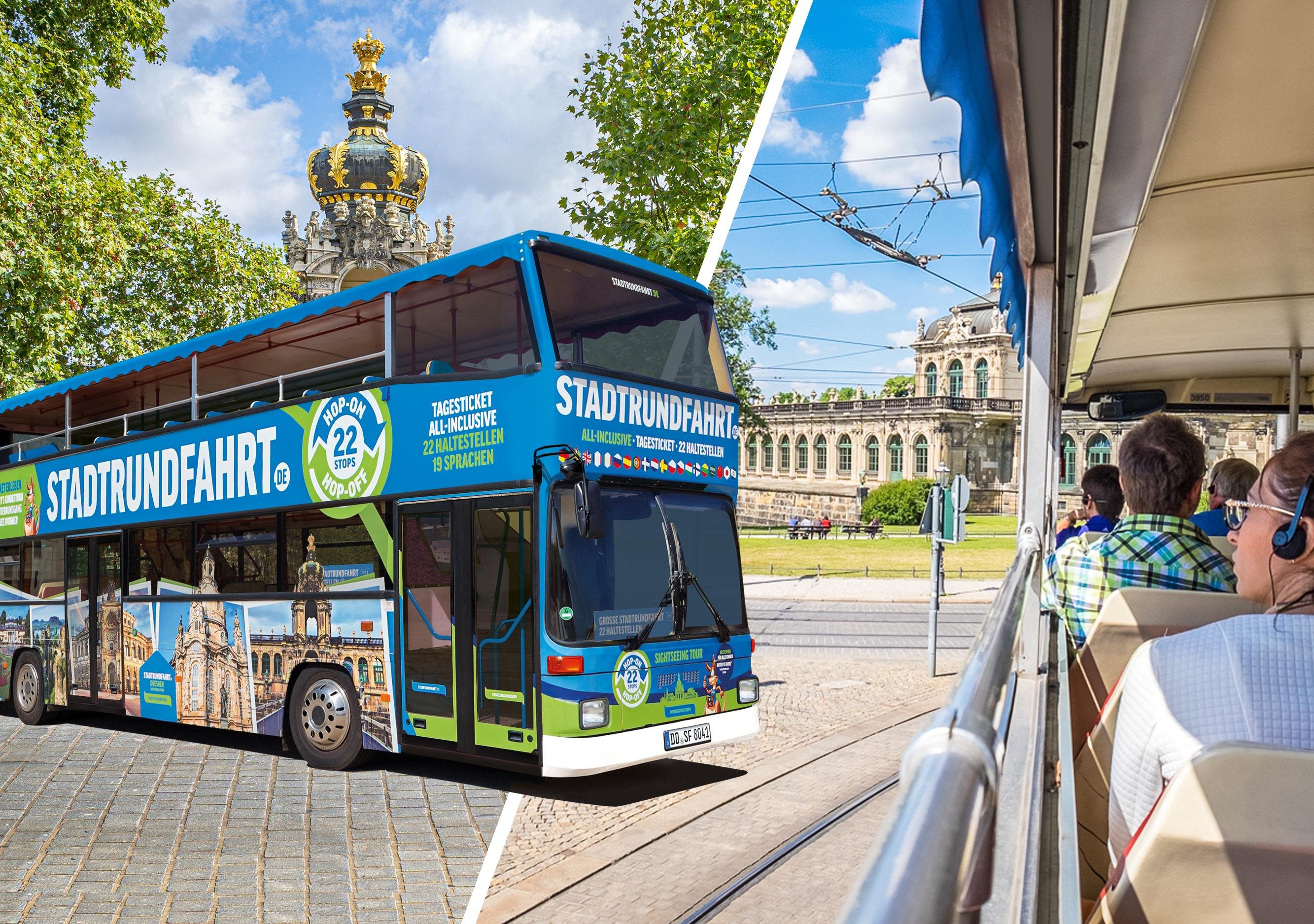 Dresden Hop-On Hop-Off Double-Decker Bus Tour