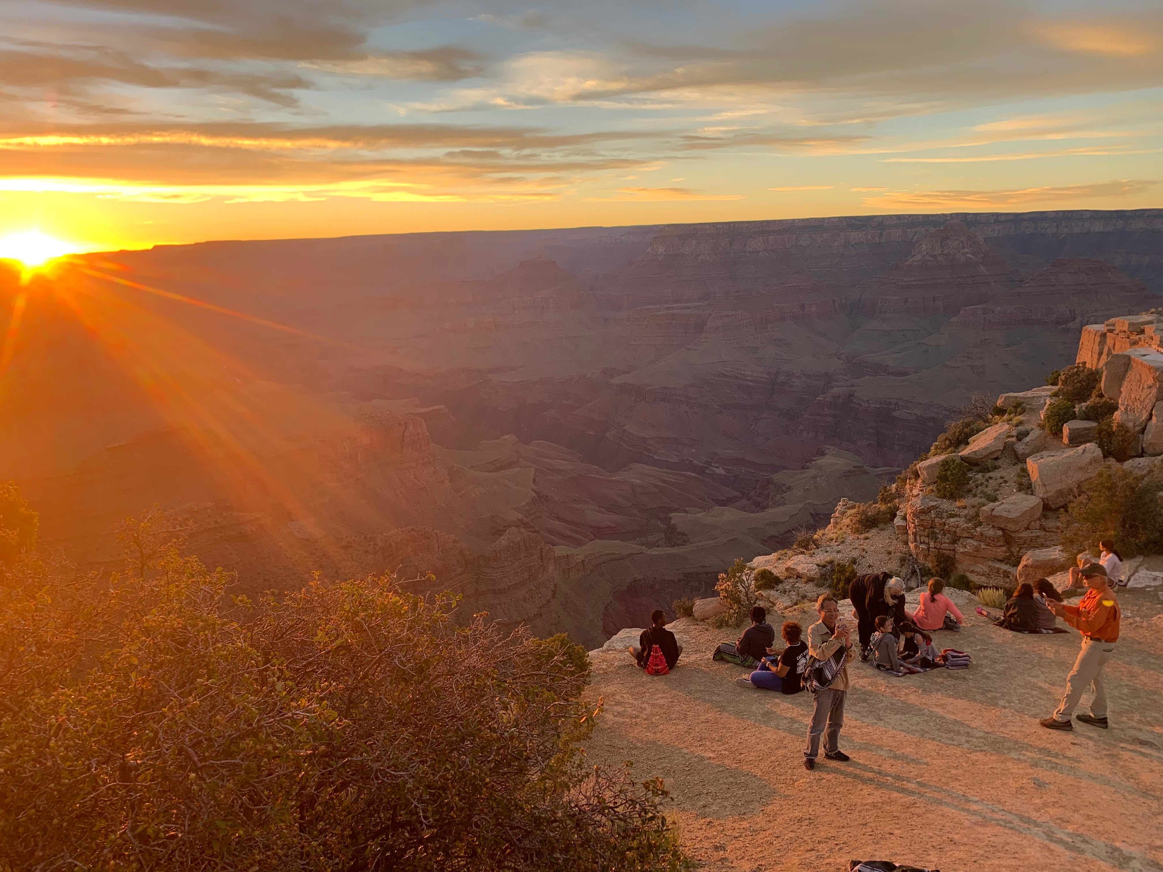 Grand Canyon South Rim Sunset Tour by Open-Air Hummer