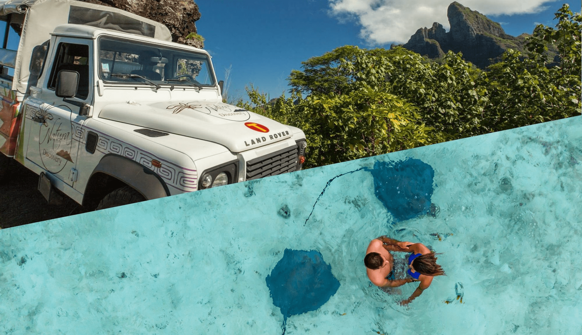 Bora Bora 4WD Safari & Lagoon Snorkel Adventure