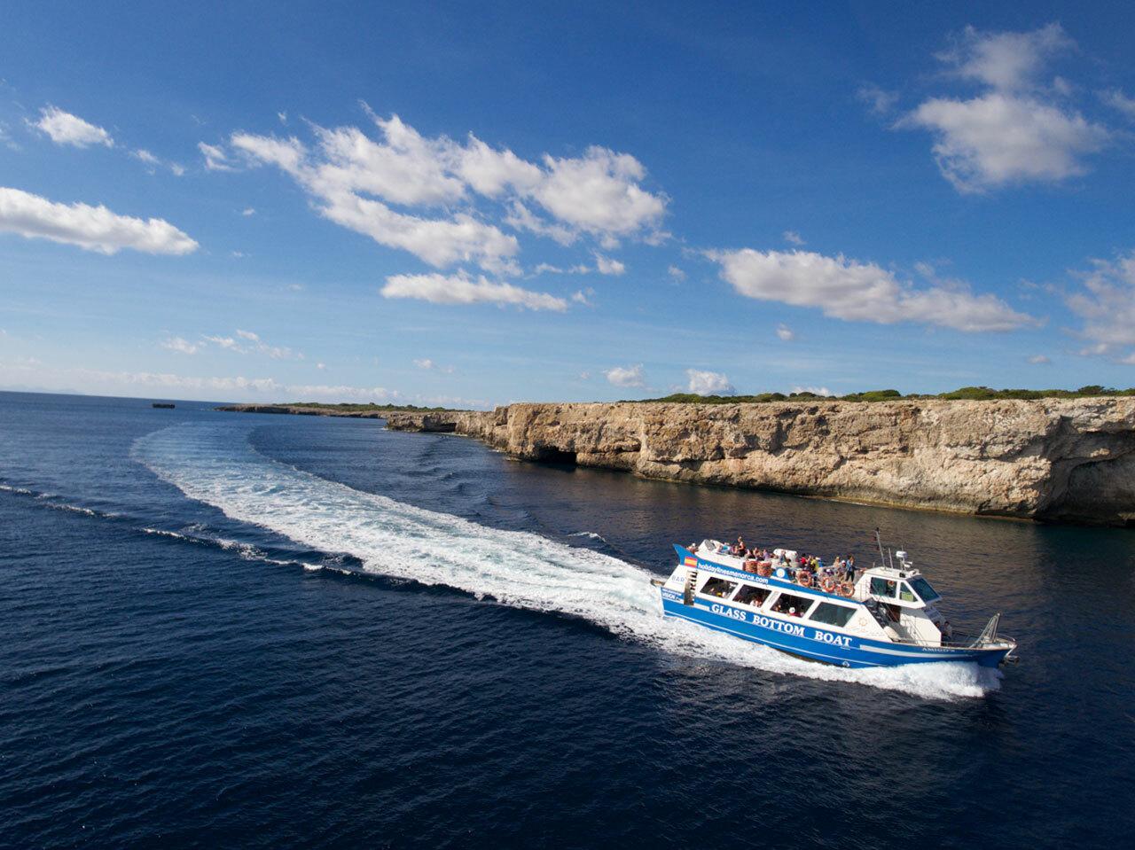 Glass-Bottom Boat Adventure from Cala Galdana